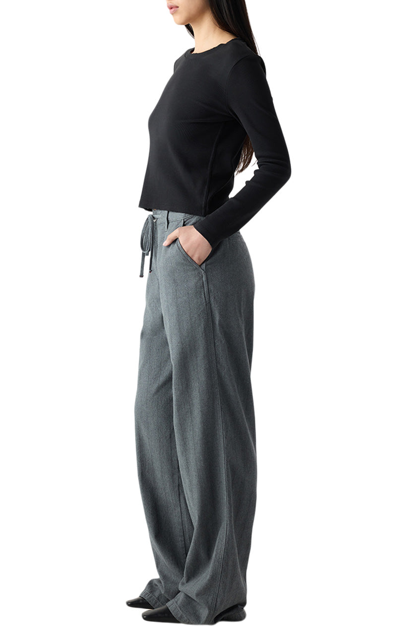 Amo Denim Nora Pant in Heather Grey