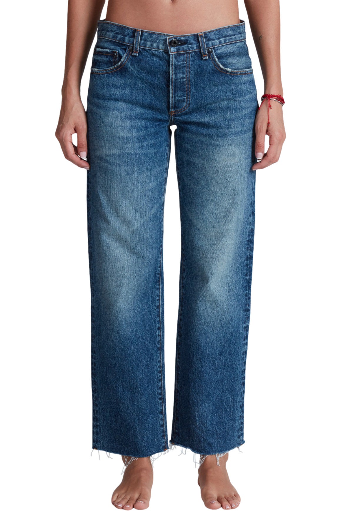 ASKK NY Low Rise Straight in Empire Wash