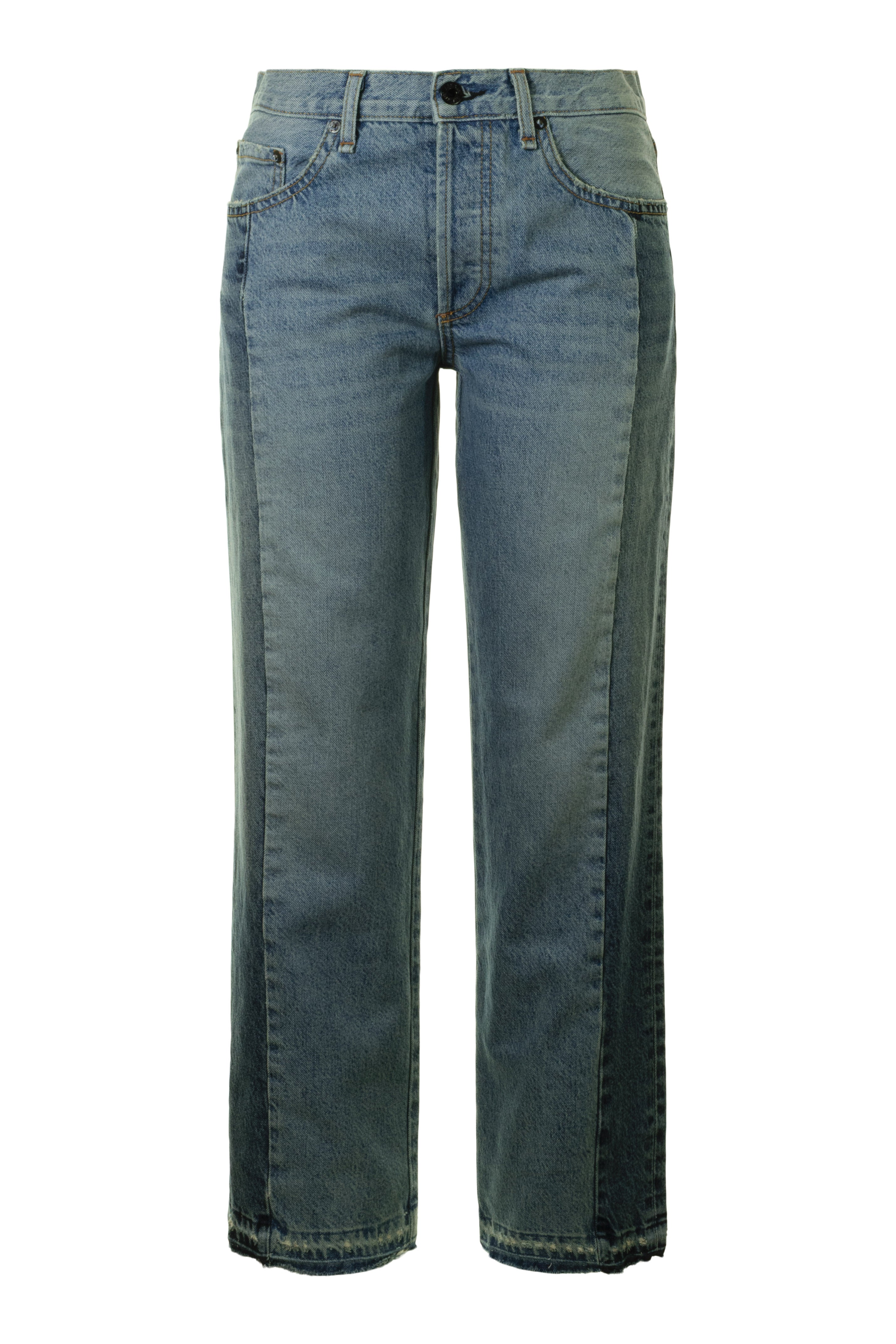 ASKK NY Low Rise Straight in Two Tone