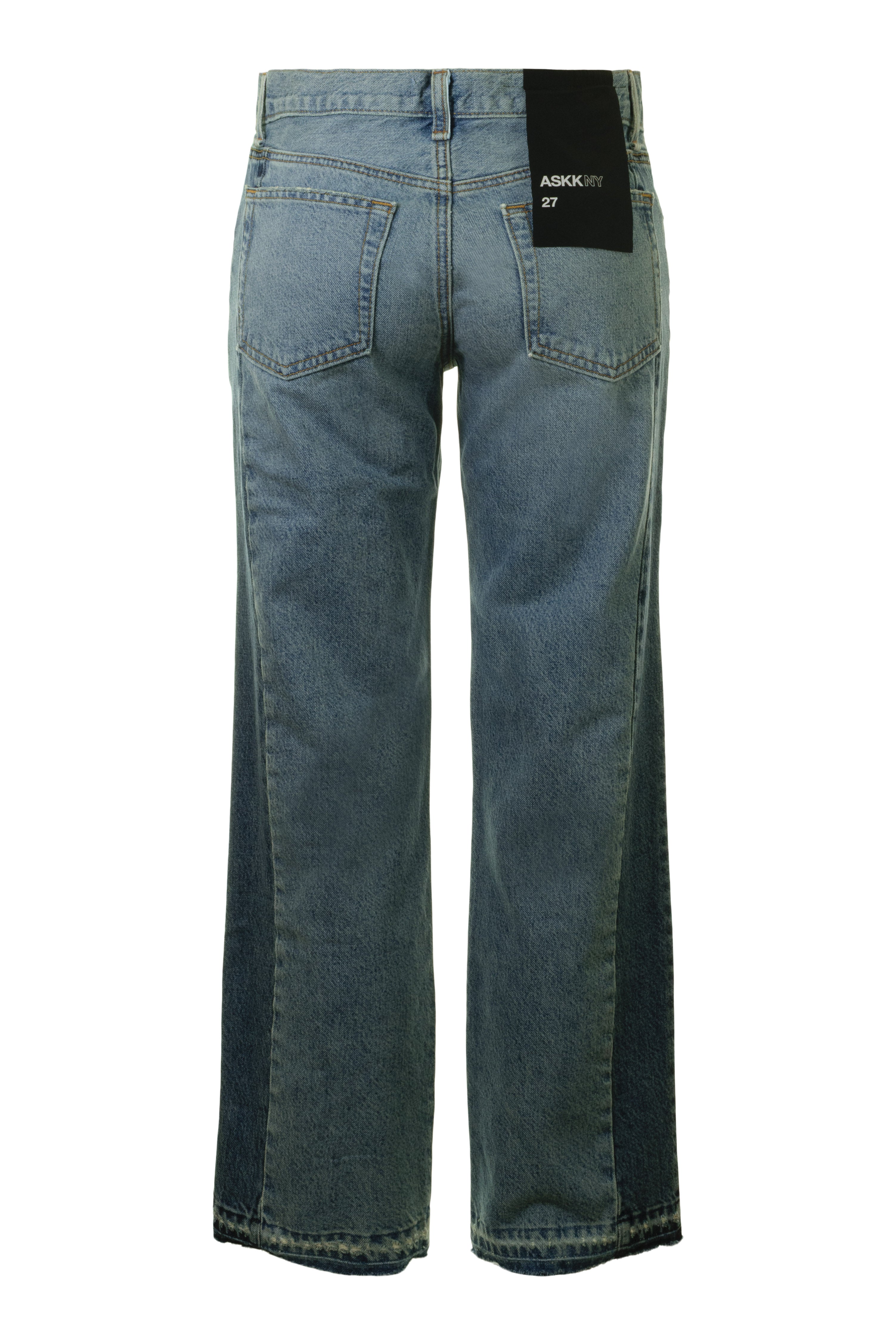 ASKK NY Low Rise Straight in Two Tone