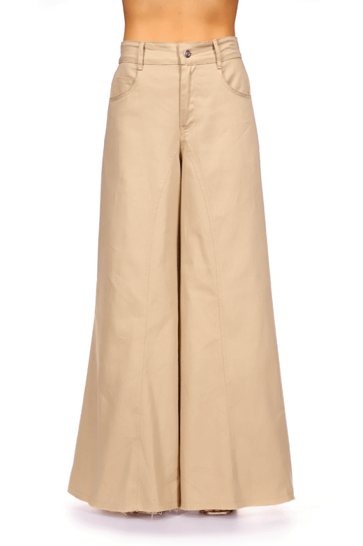 A Shirt Thing Dolly Twill Pants in Khaki