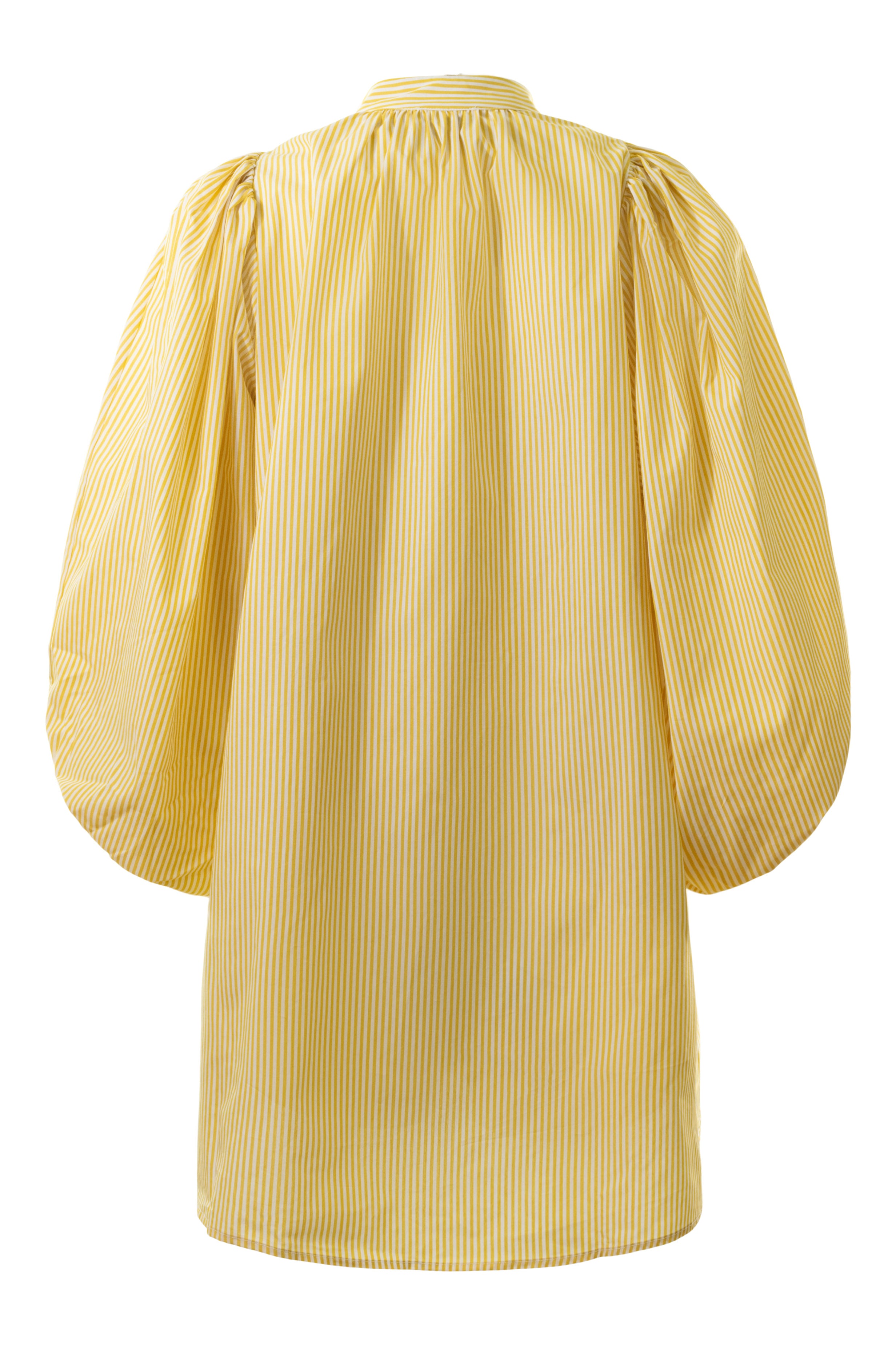 A Shirt Thing Hazel Dress in Yellow Stripe