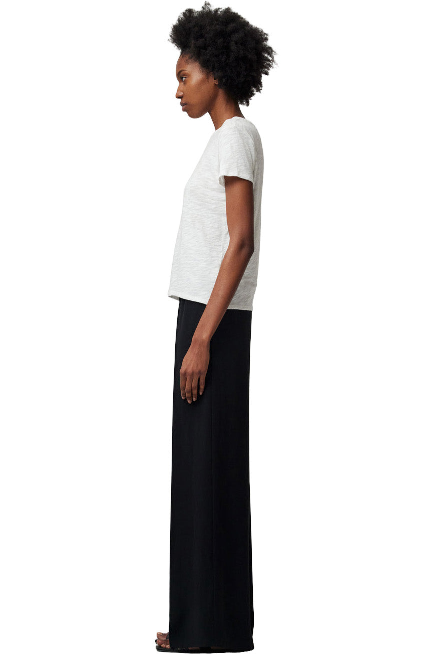 ATM Crepe Twill Palazzo Pants in Black