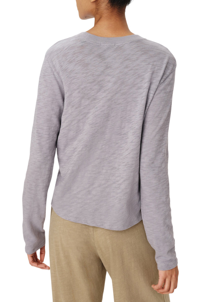 ATM Slub Jersey Long Sleeve Crop Tee
