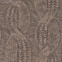 Autumn Cashmere Marled Cable Crewneck
