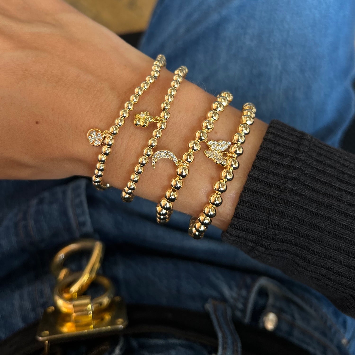 Alexa Leigh Growth Bracelet in Yellow Gold