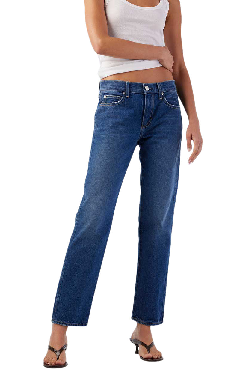 AMO Denim Libby Straight Leg Jeans in Mastermind