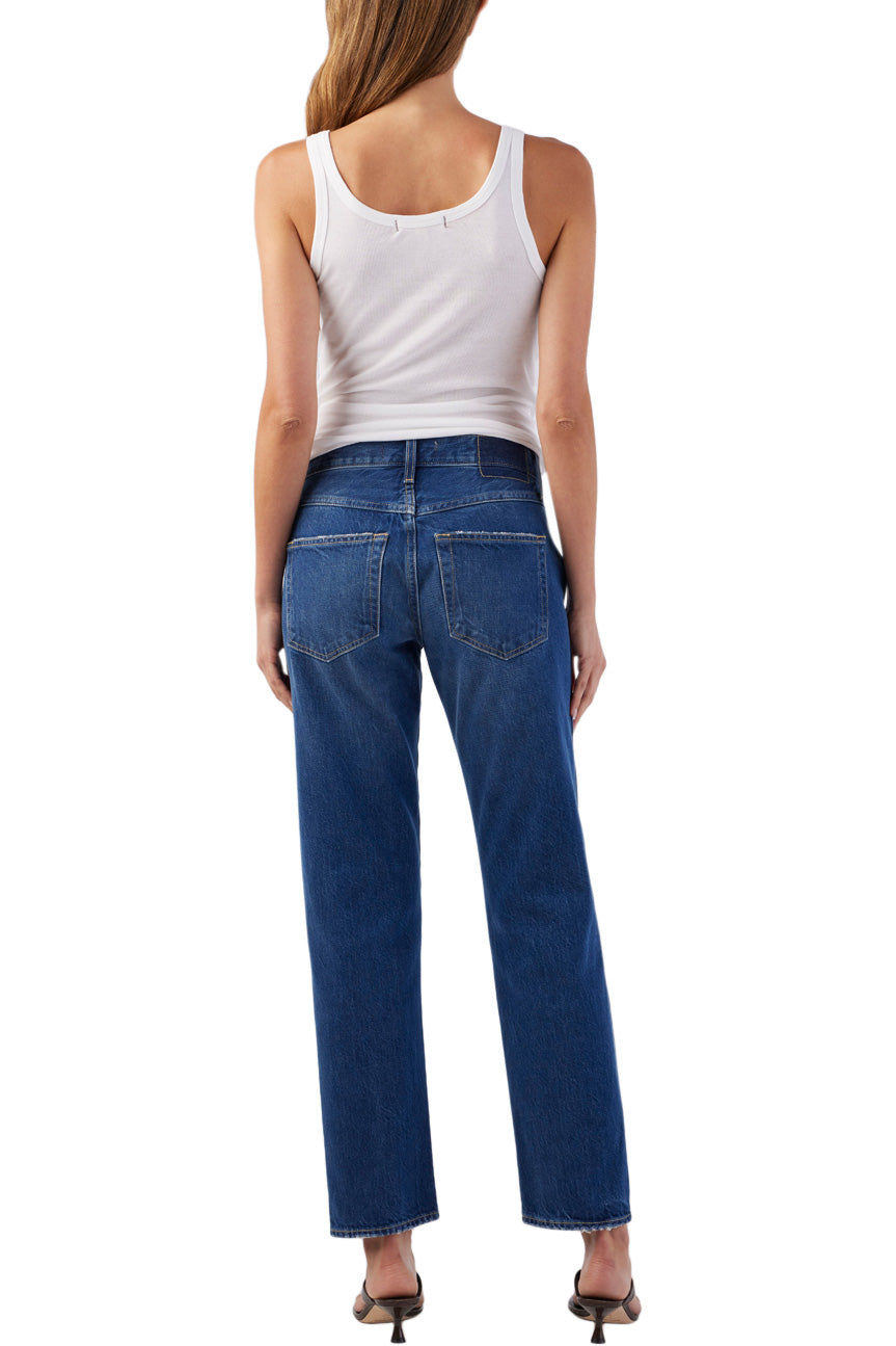 AMO Denim Libby Straight Leg Jeans in Mastermind