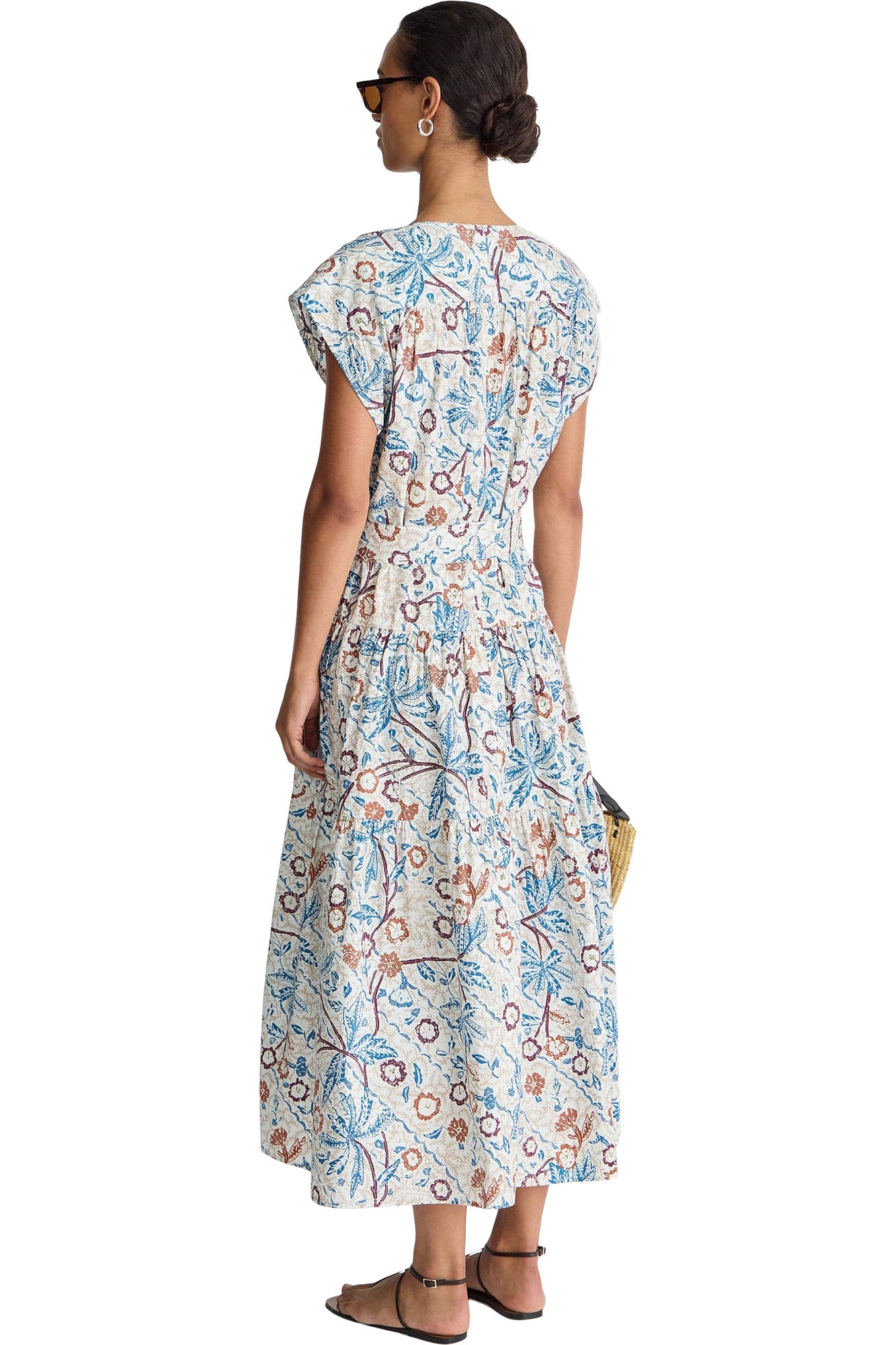 Apiece Apart Agathe Tier Maxi in Earthly Delights Batik