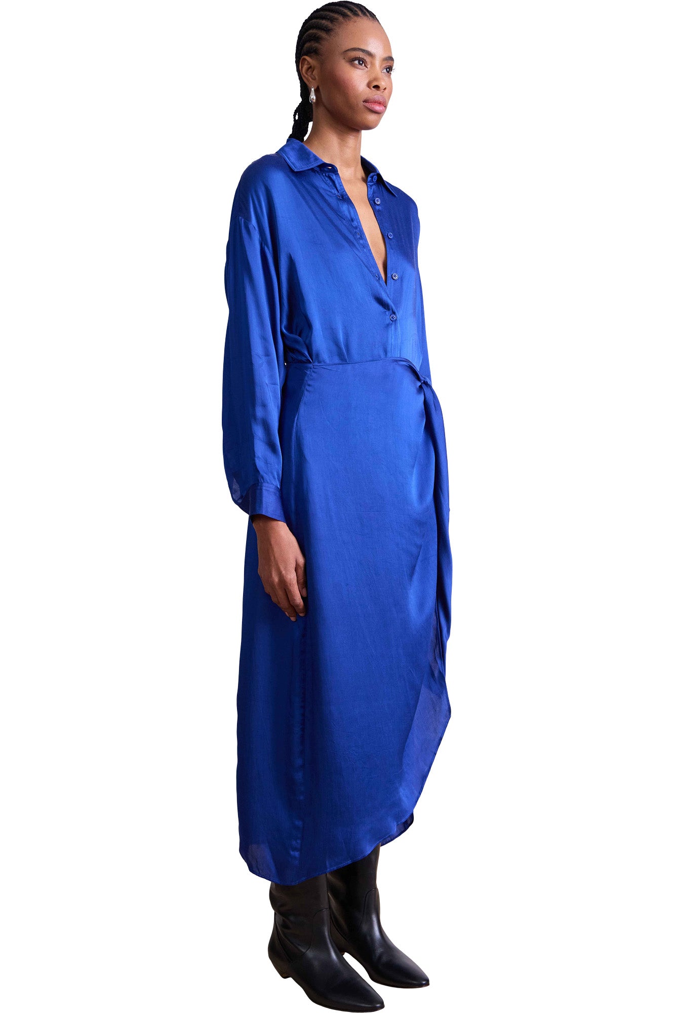 Apiece Apart Alessandra Sarong Shirt Dress