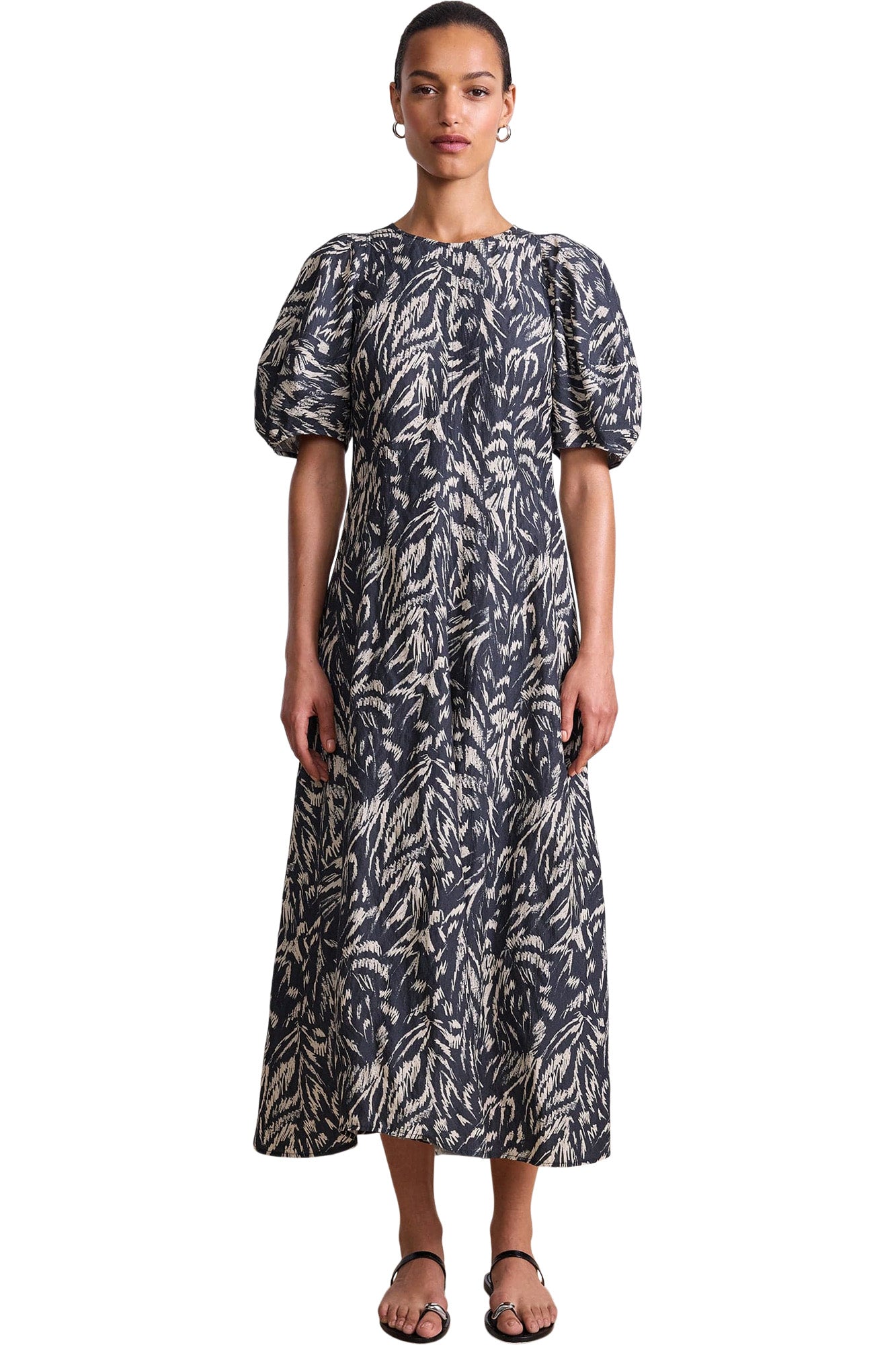 Apiece Apart Bettina Maxi in Abstract Animal Midnight