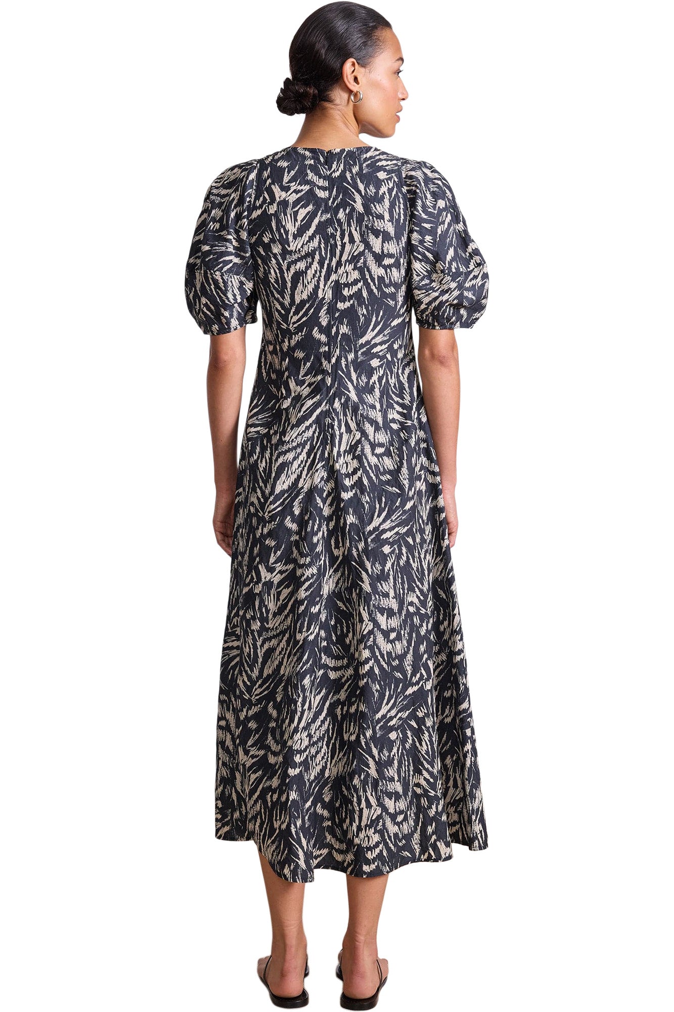Apiece Apart Bettina Maxi in Abstract Animal Midnight