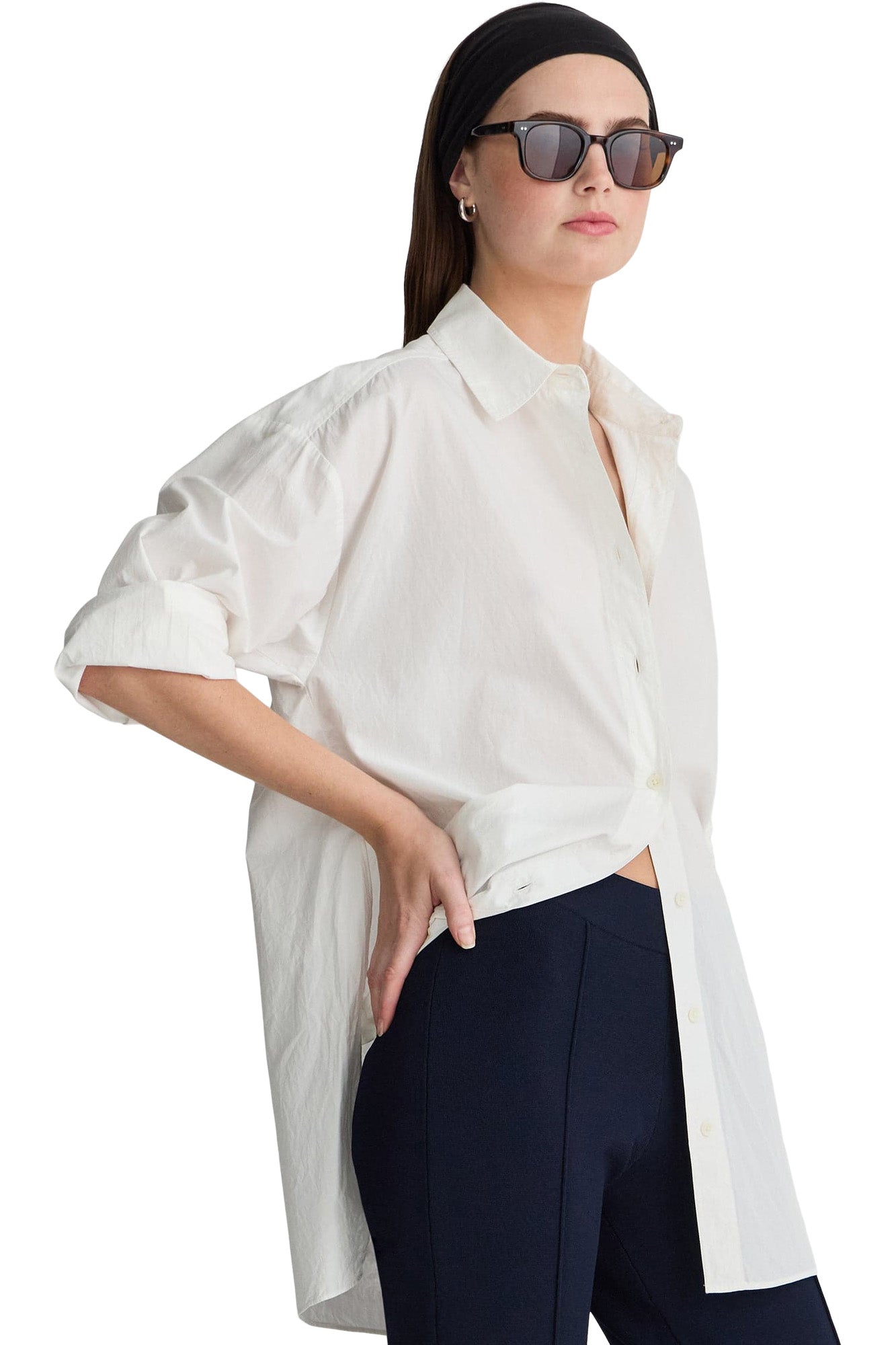 Apiece Apart Isolde Button Down in Cream