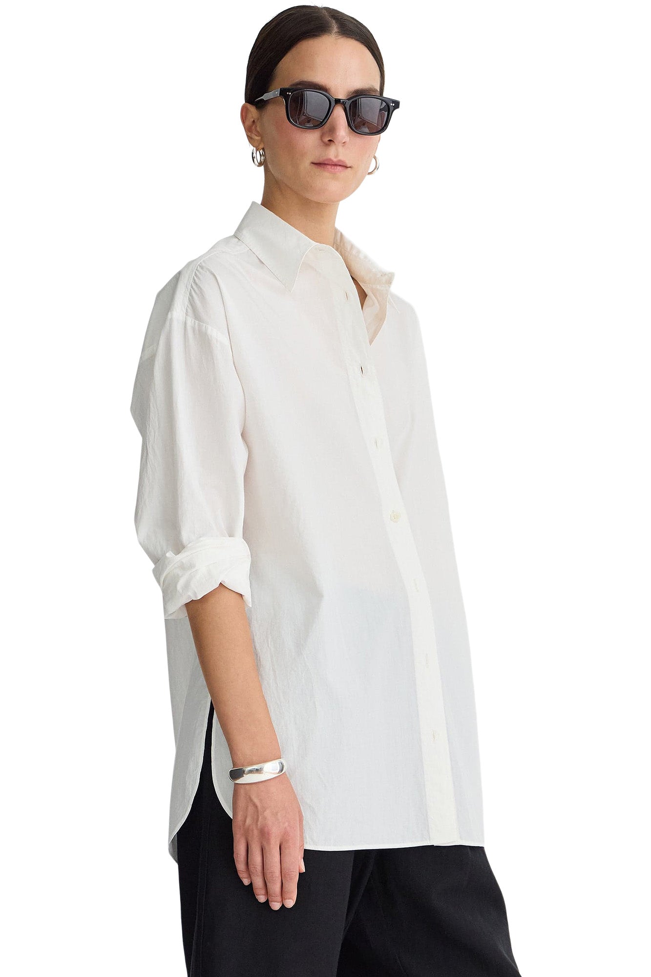 Apiece Apart Isolde Button Down in Cream