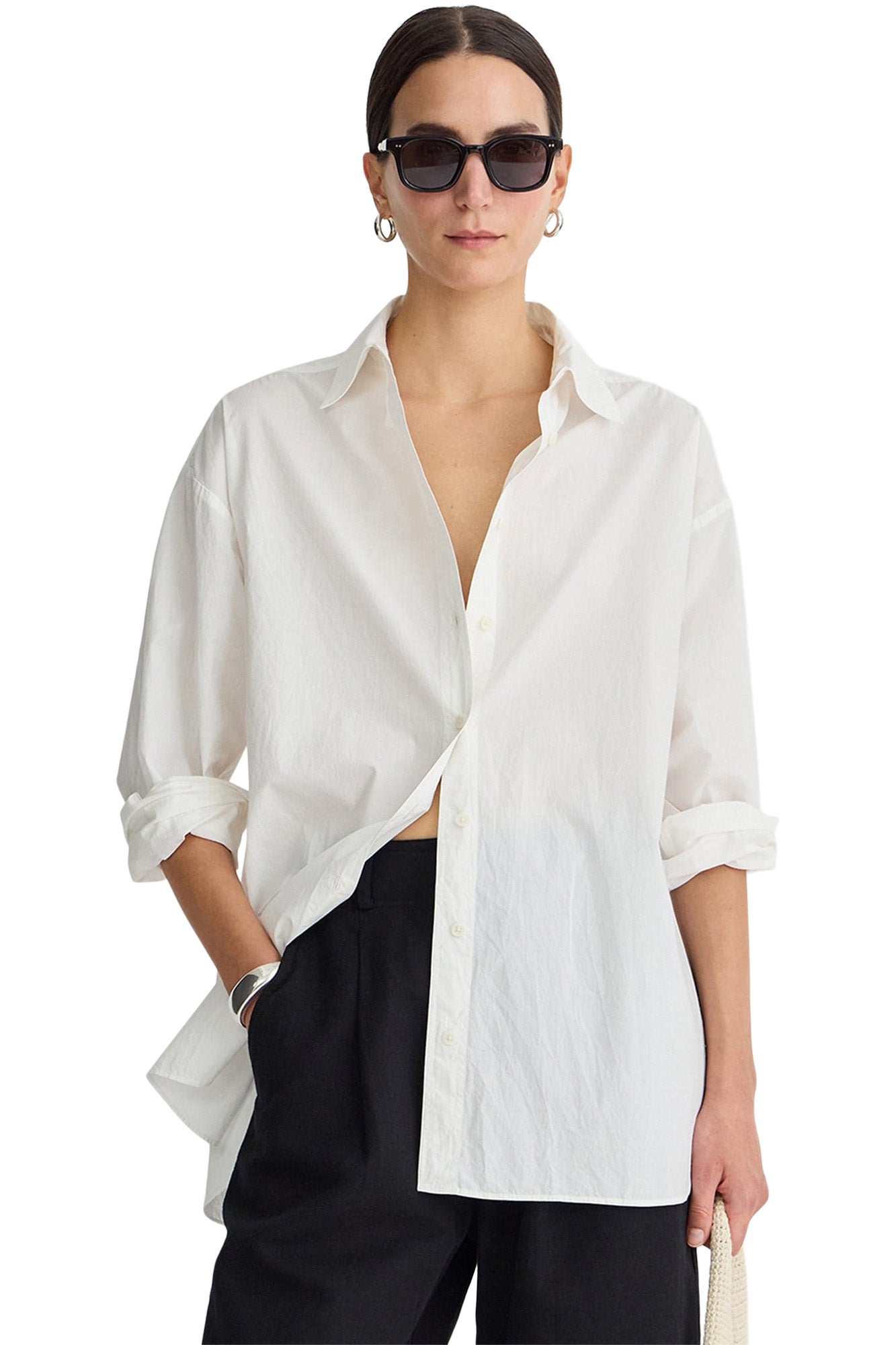 Apiece Apart Isolde Button Down in Cream