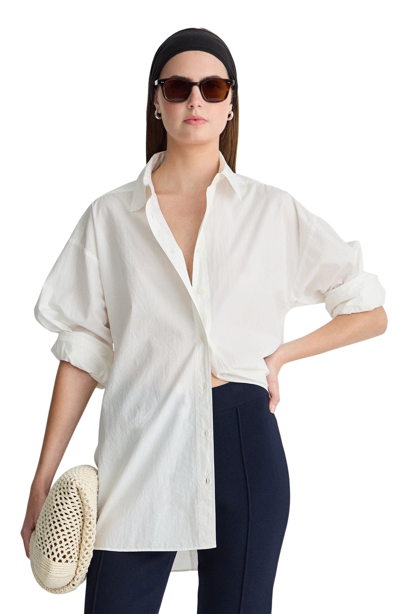 Apiece Apart Isolde Button Down in Cream