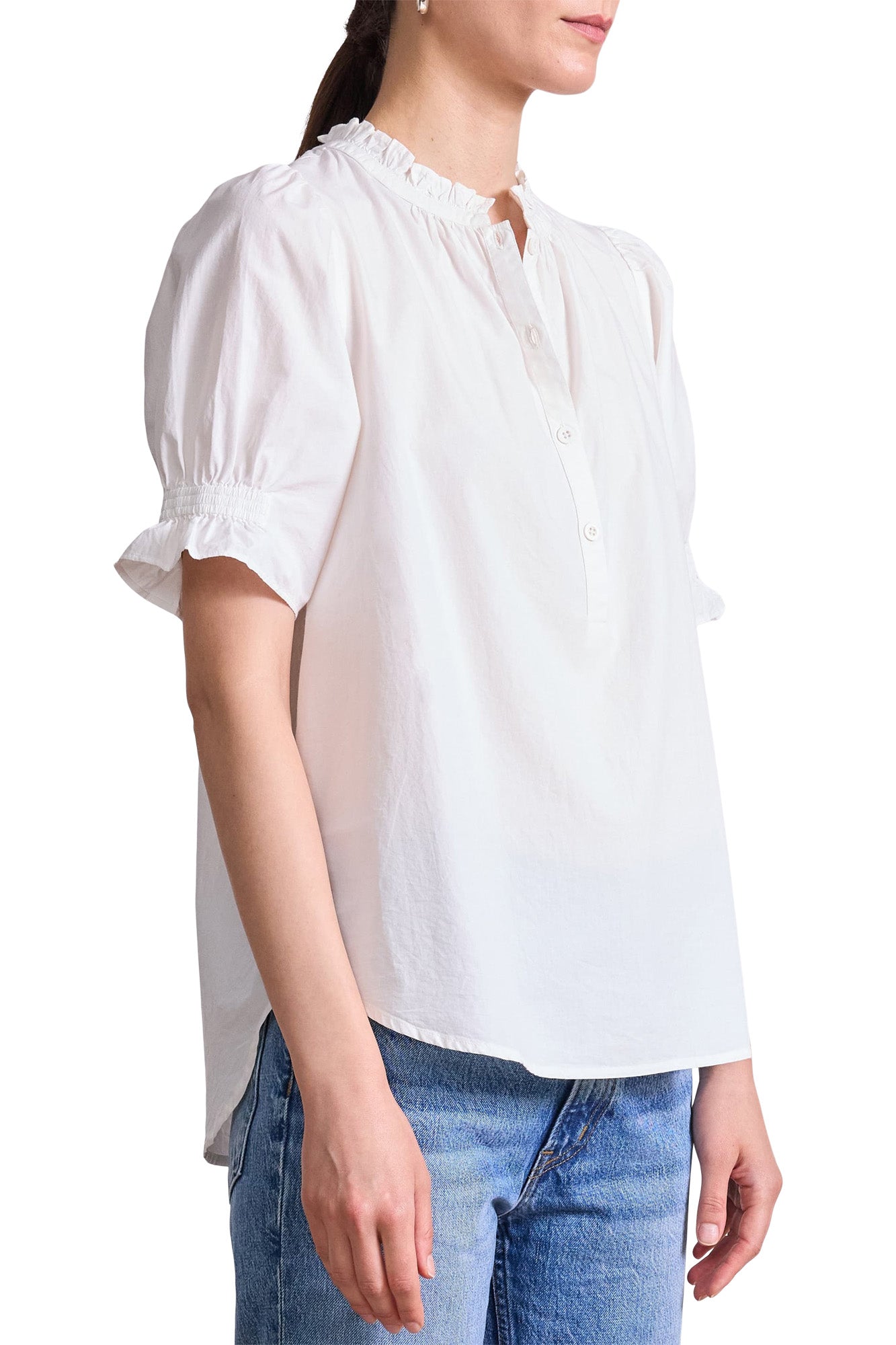 Apiece Apart Los Altos Top in Cream