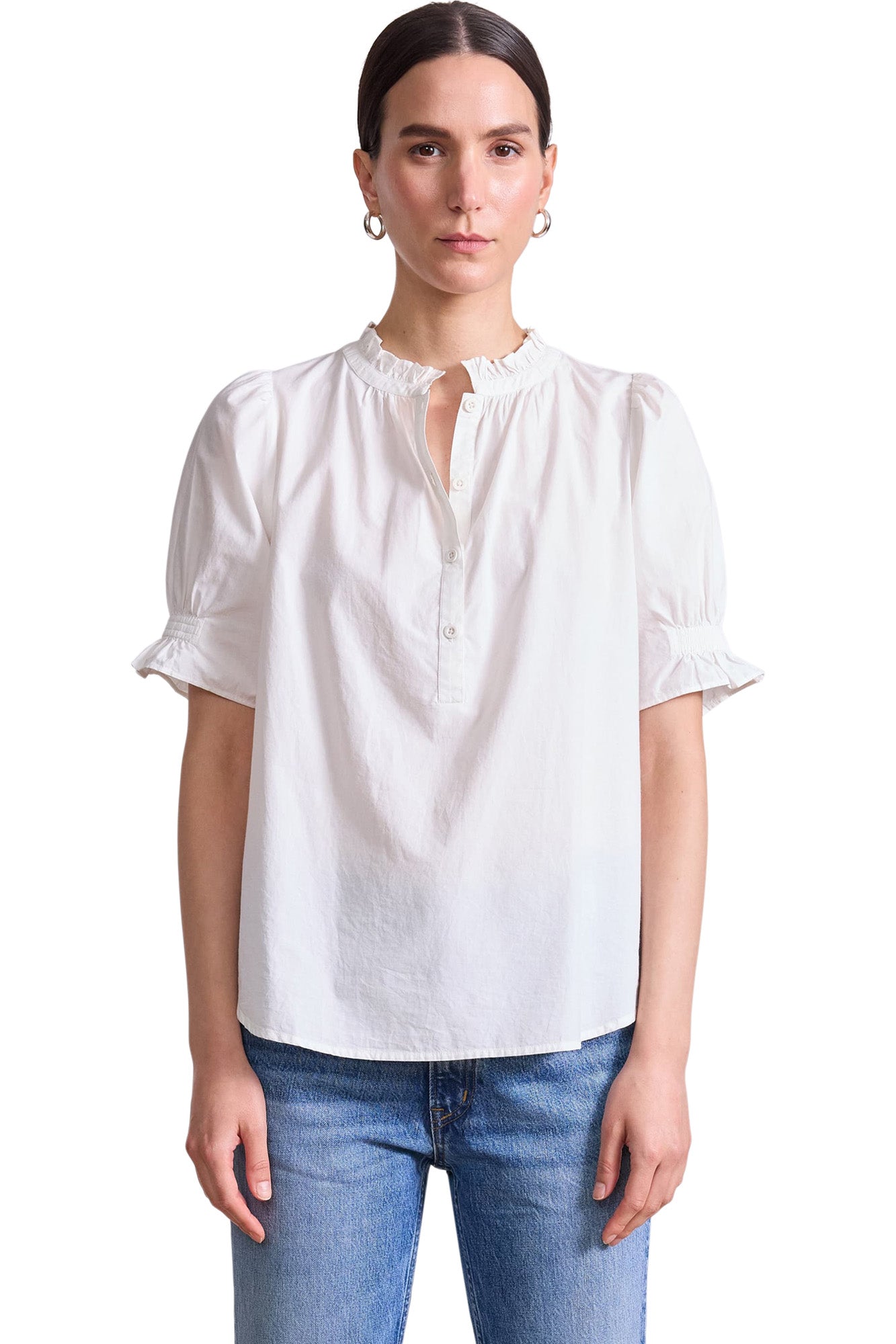 Apiece Apart Los Altos Top in Cream