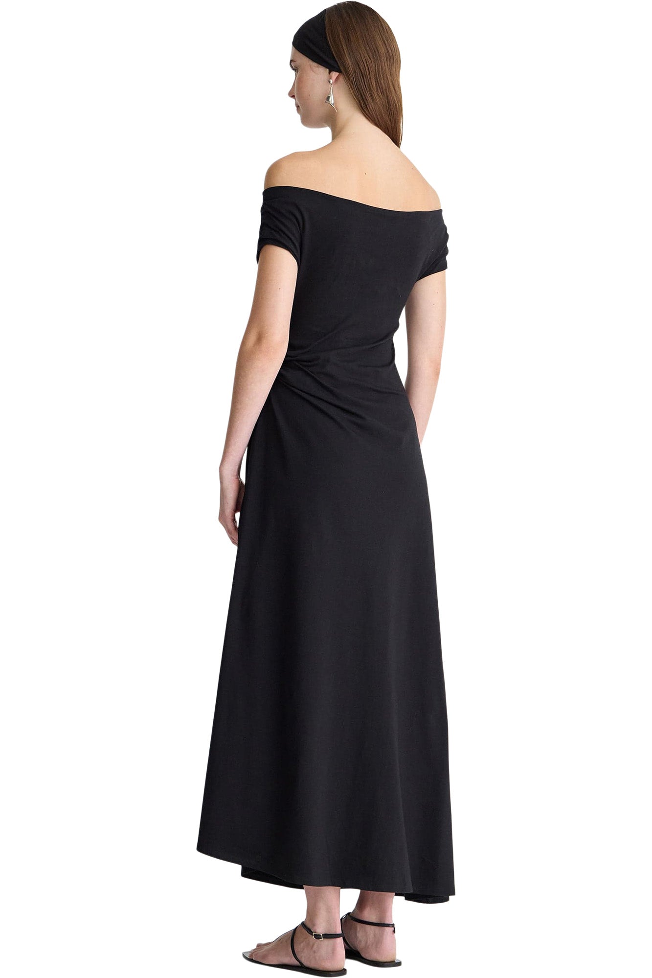 Apiece Apart Marles Off the Shoulder Dress in Black