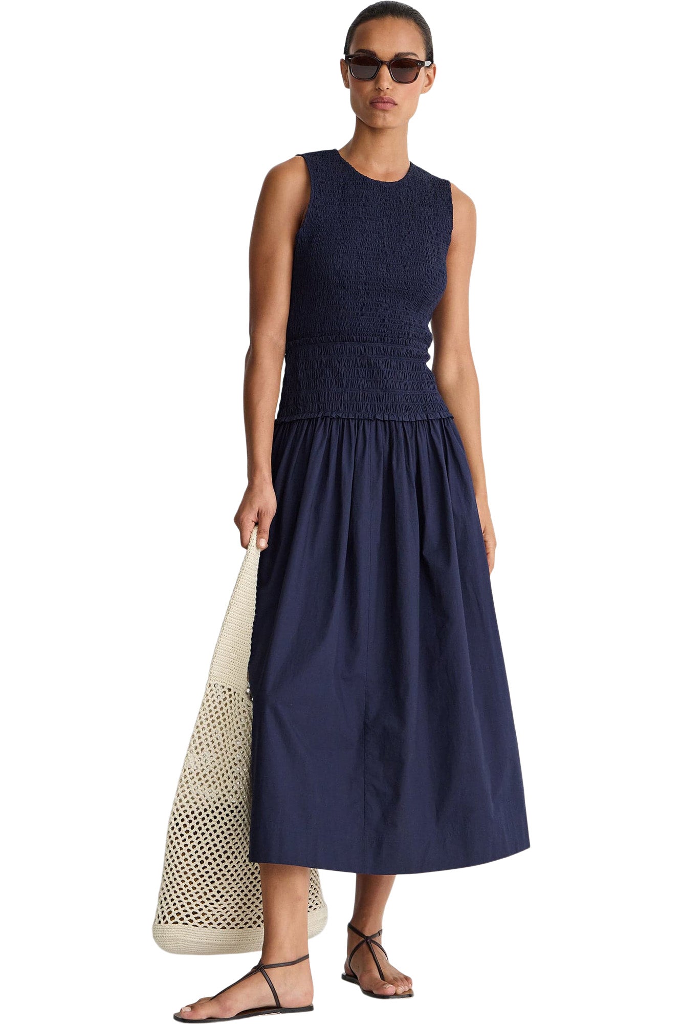 Apiece Apart Siempre Tank Maxi in Midnight