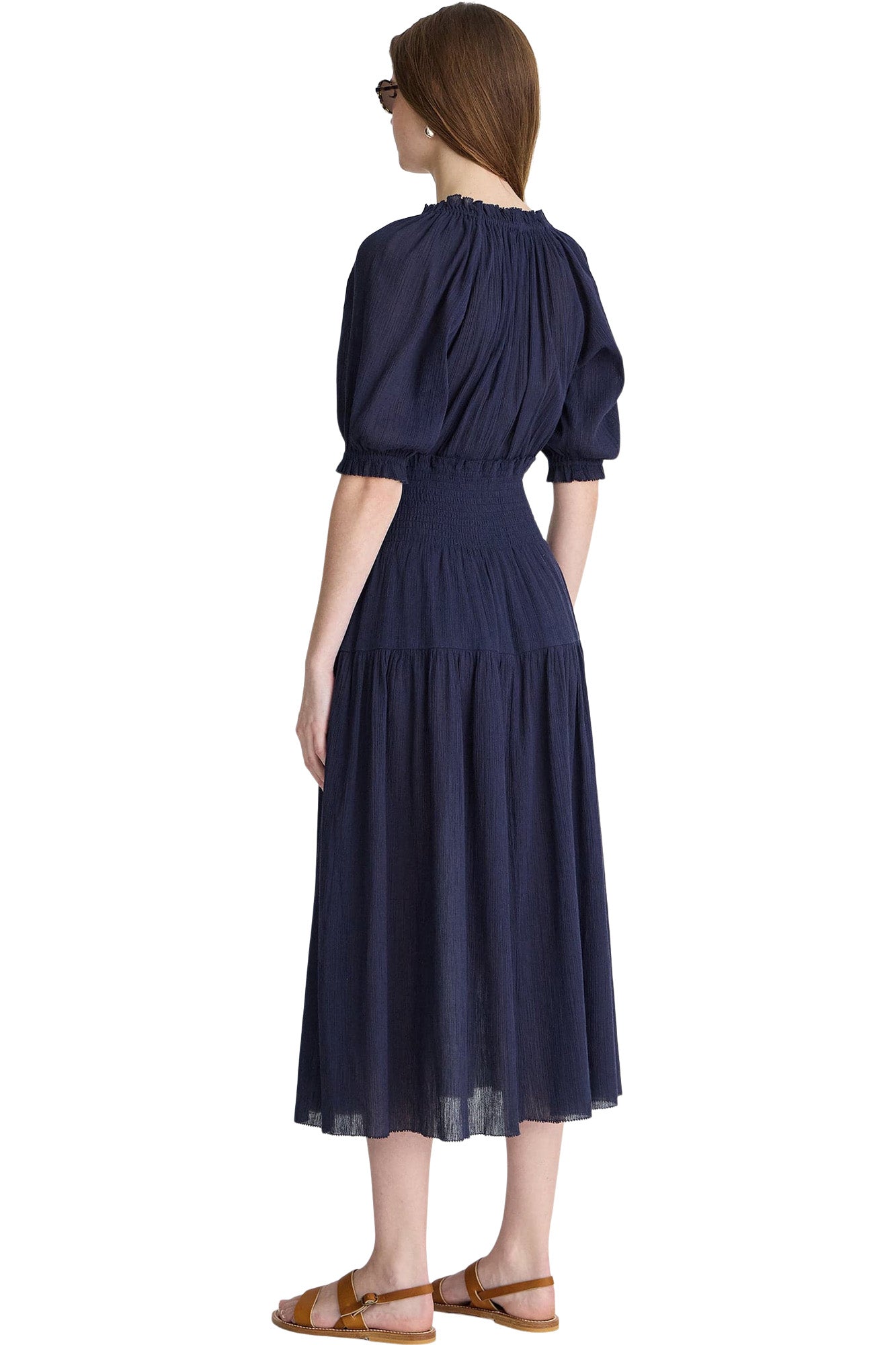 Apiece Apart Brijitte Dress in Navy