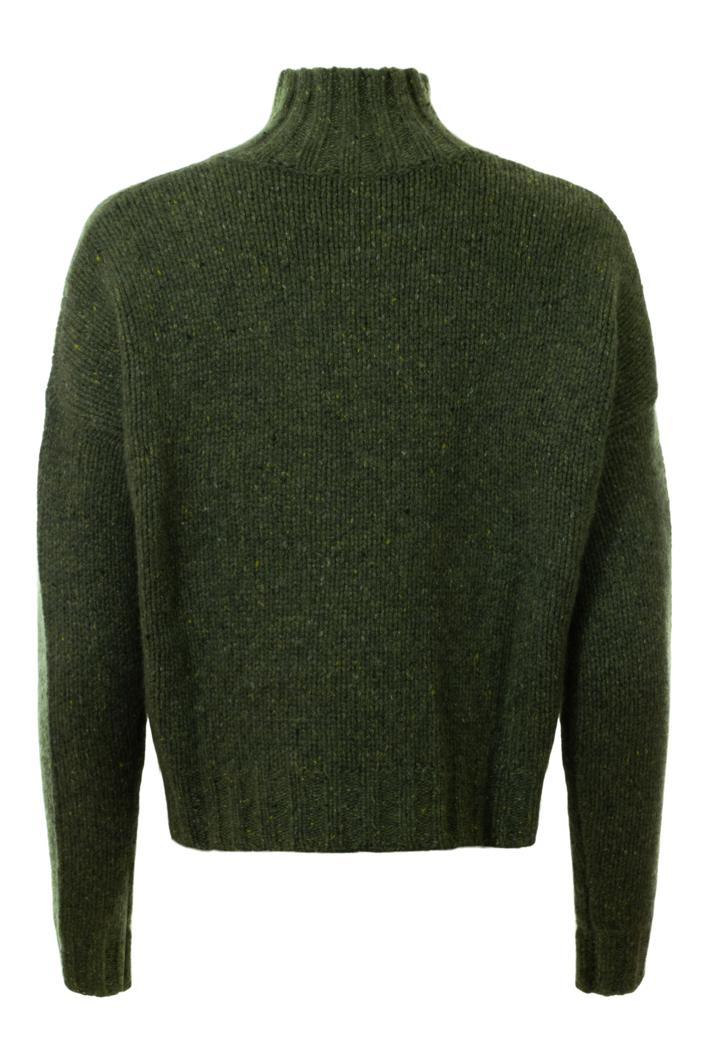 Autumn Cashmere Boxy Chunky Mock Neck Turtleneck