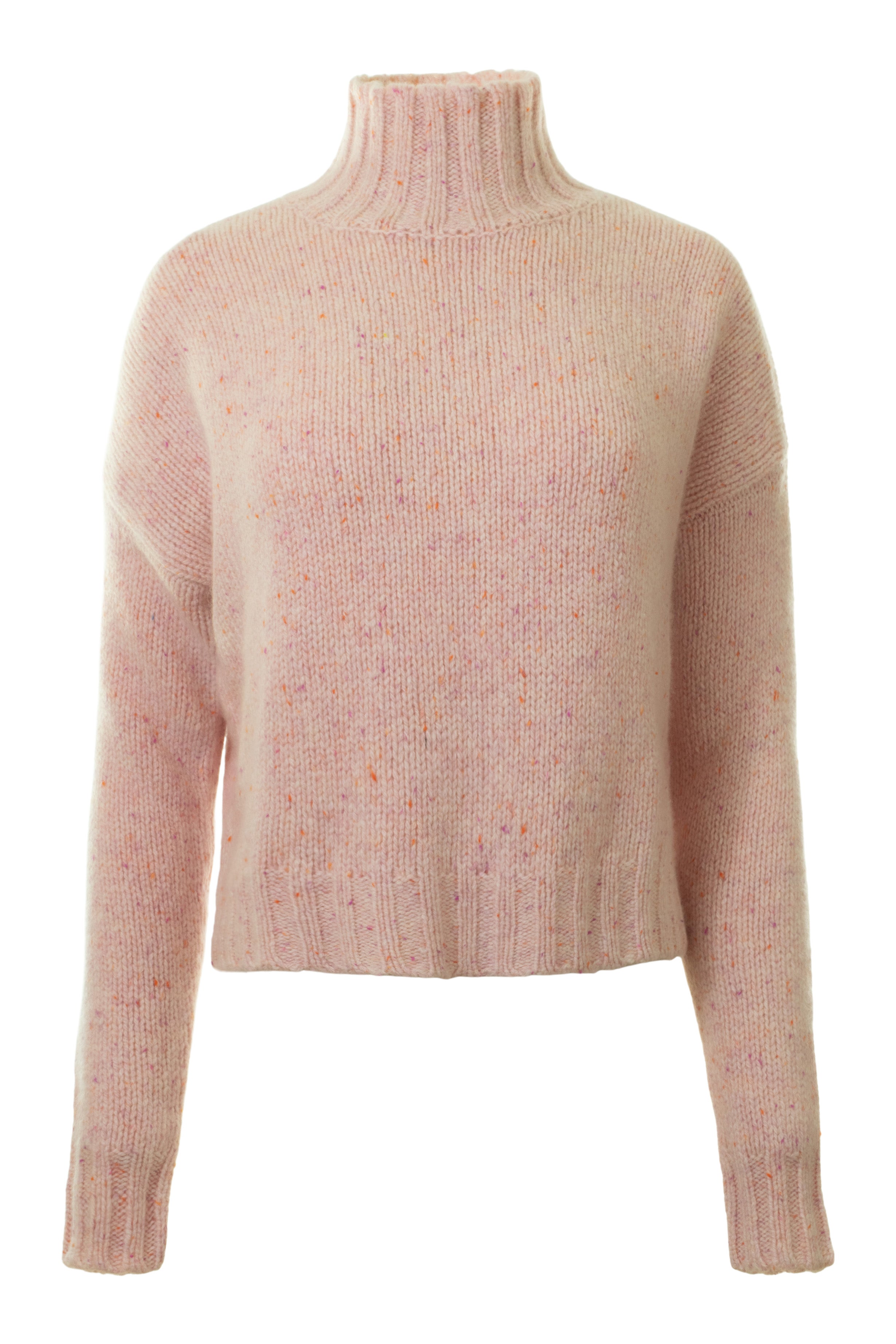 Autumn Cashmere Boxy Chunky Mock Neck Turtleneck