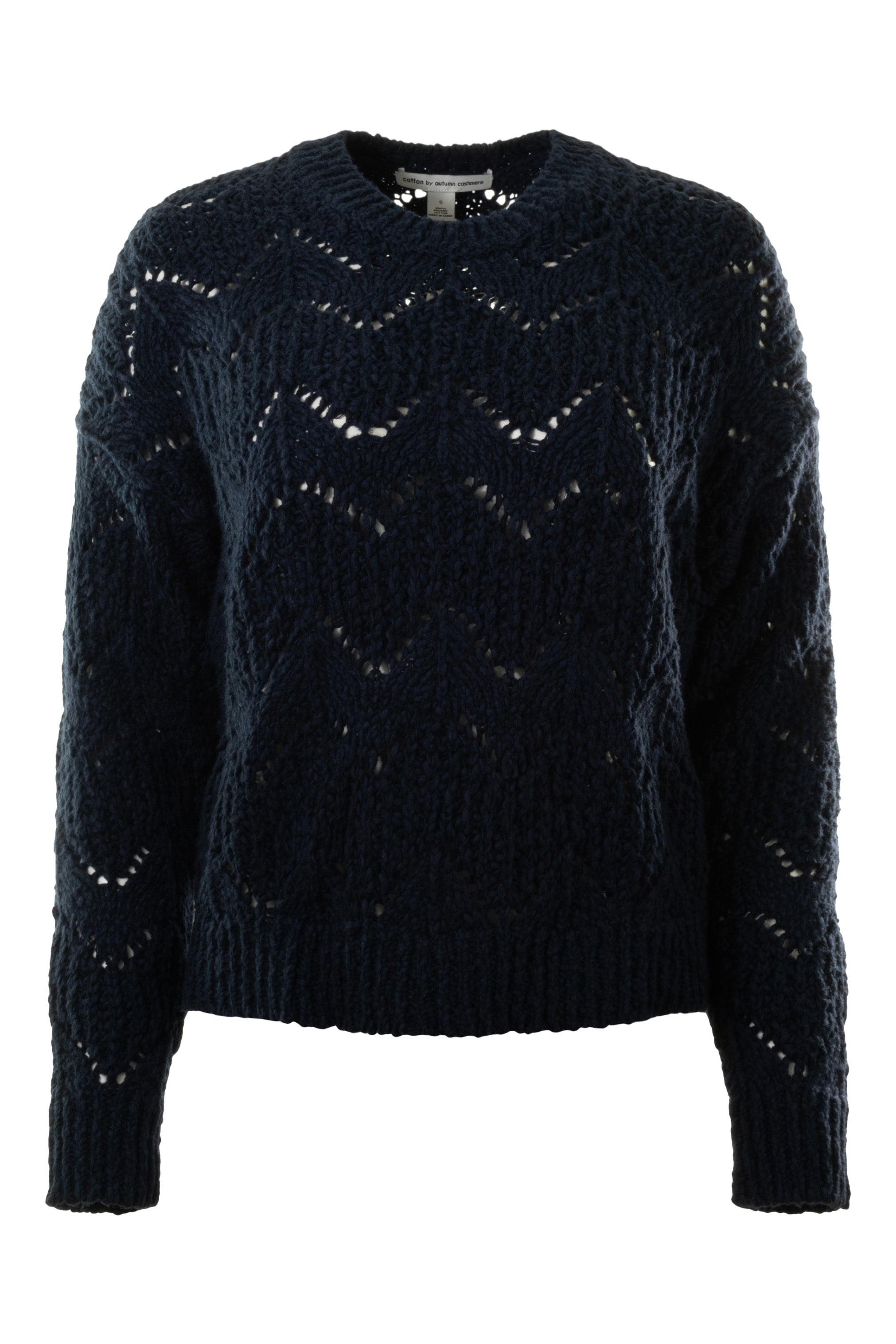 Autumn Cashmere Stitch Mix Crew Solid
 Sweater