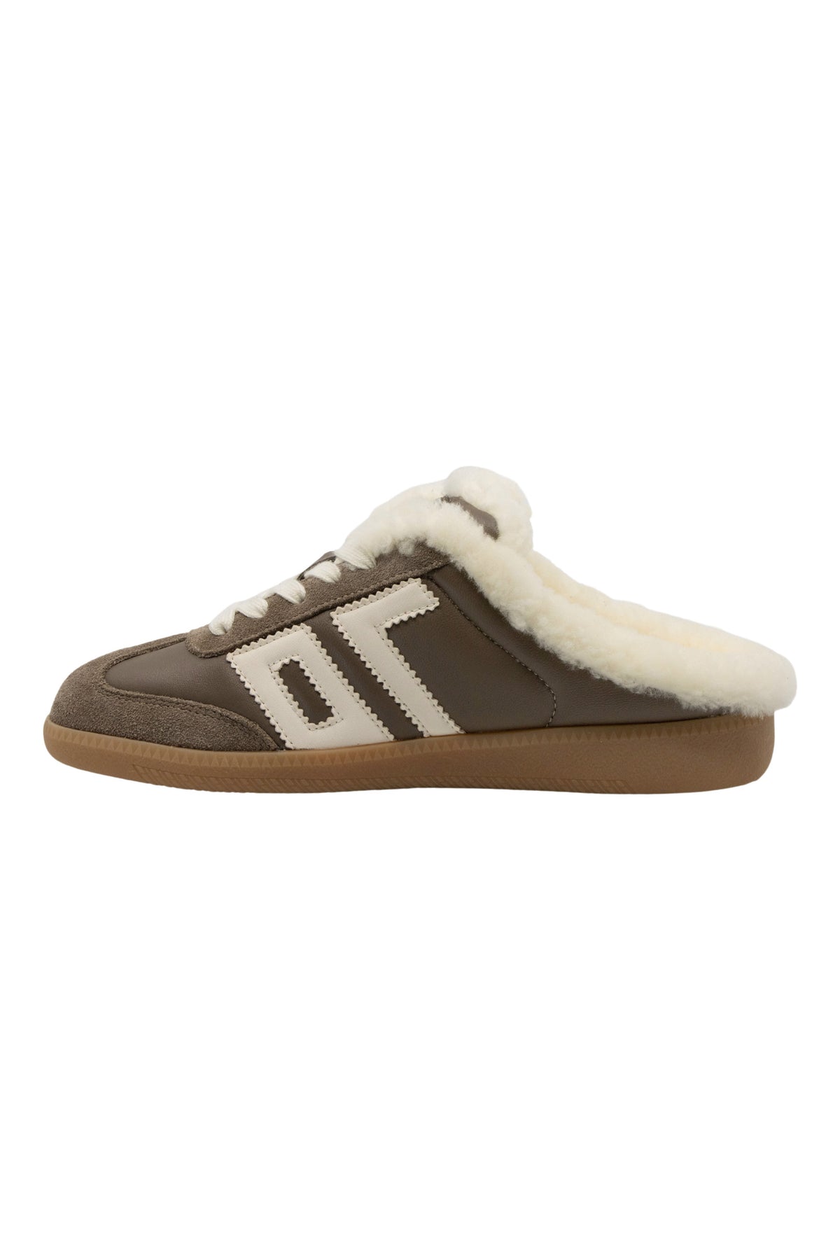 Back 70 Easter Fleece Slide Sneaker in Taupe Butter