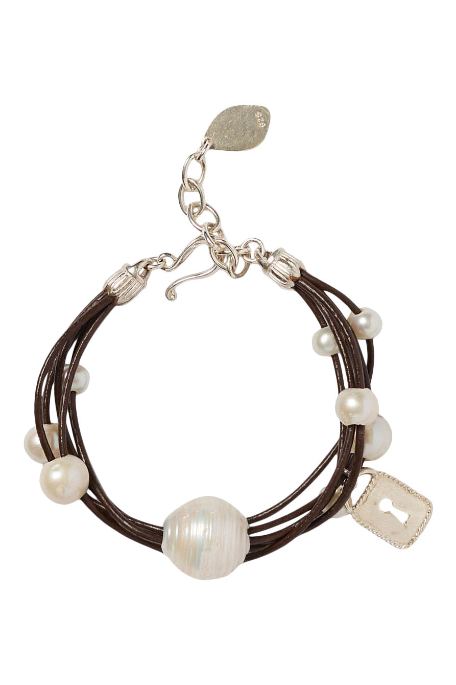 Chan Luu White Pearl Bracelet