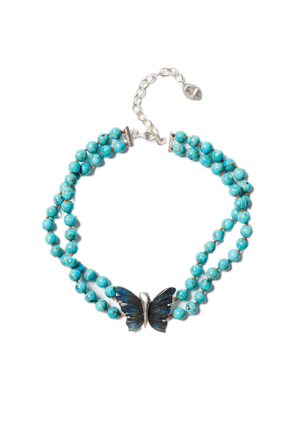 Chan Luu Butterfly Collar Necklace Turquoise