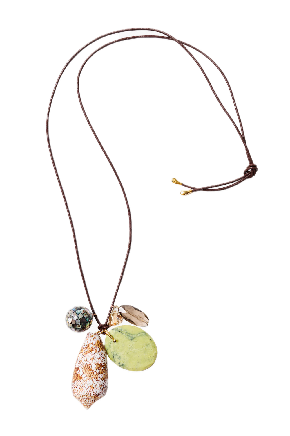Chan Luu Cone Shell Charm Necklace in Multi