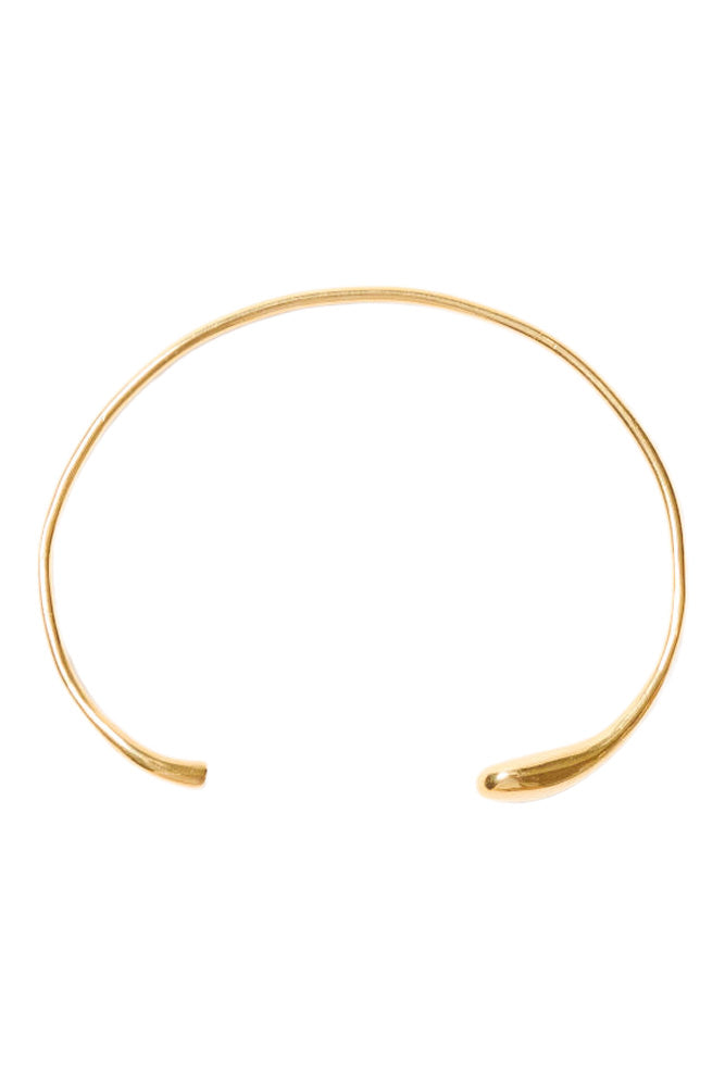 Chan Luu Diamond Serpentine Cuff Yellow Gold
