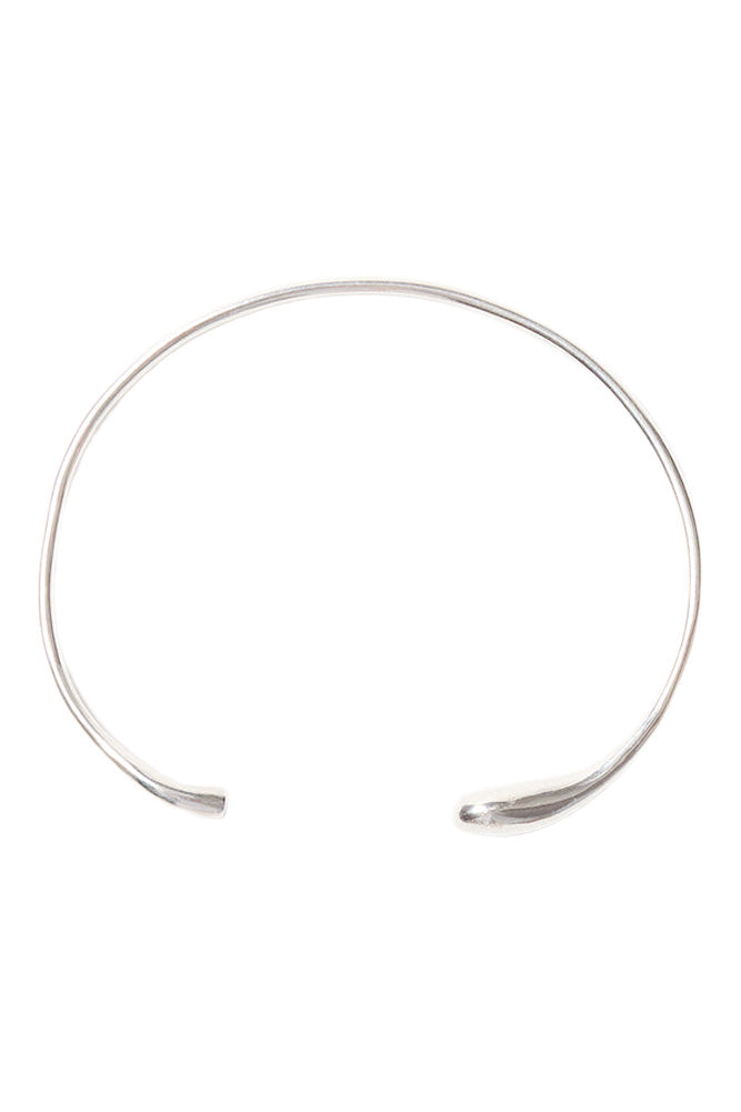 Chan Luu Diamond Serpentine Cuff in Silver