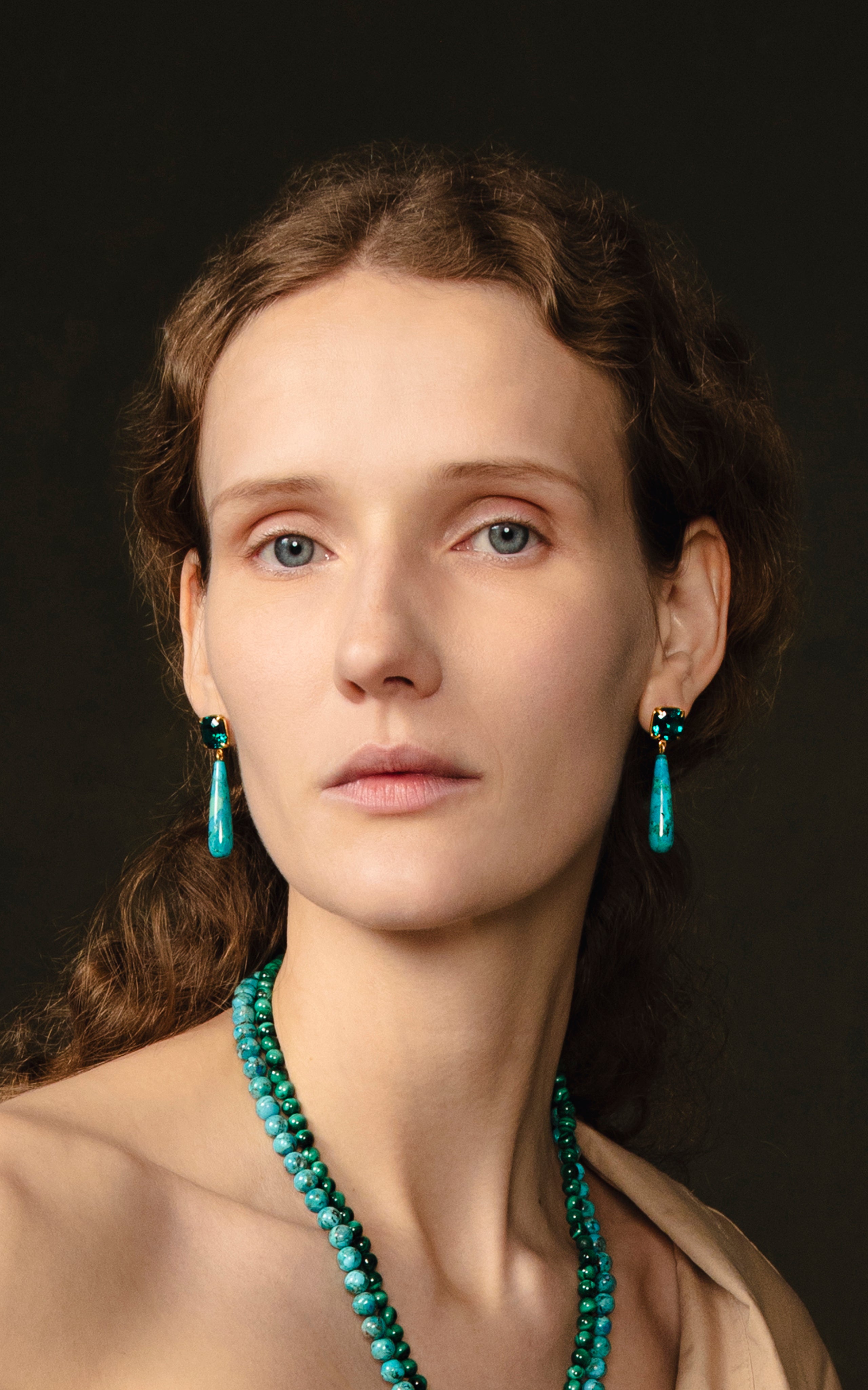 Chan Luu Turquoise Drop Earrings