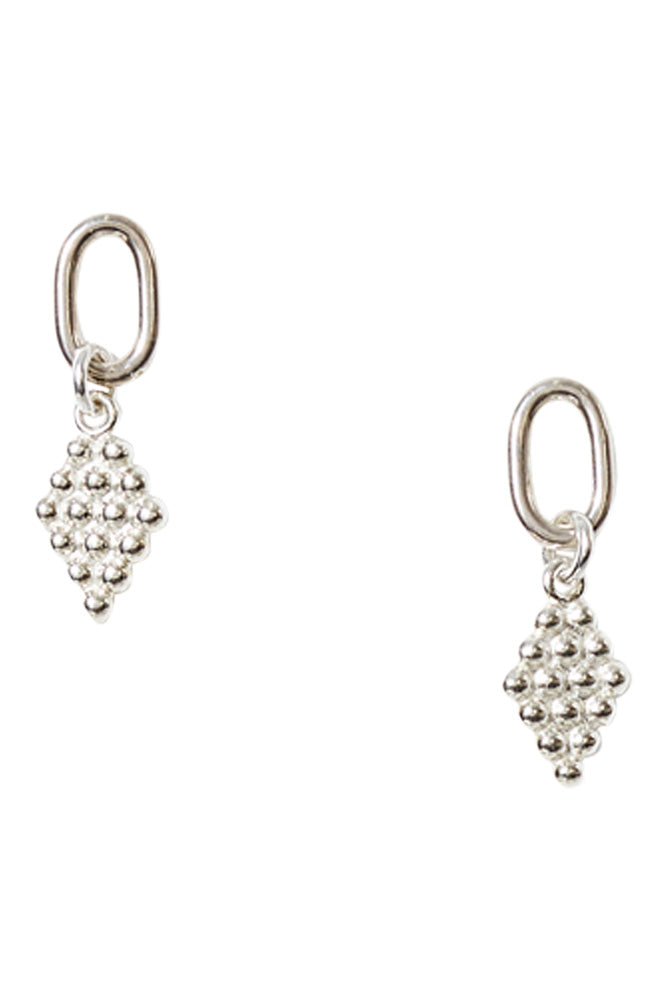 Chan Luu Diamond Shaped Earrings in Silver