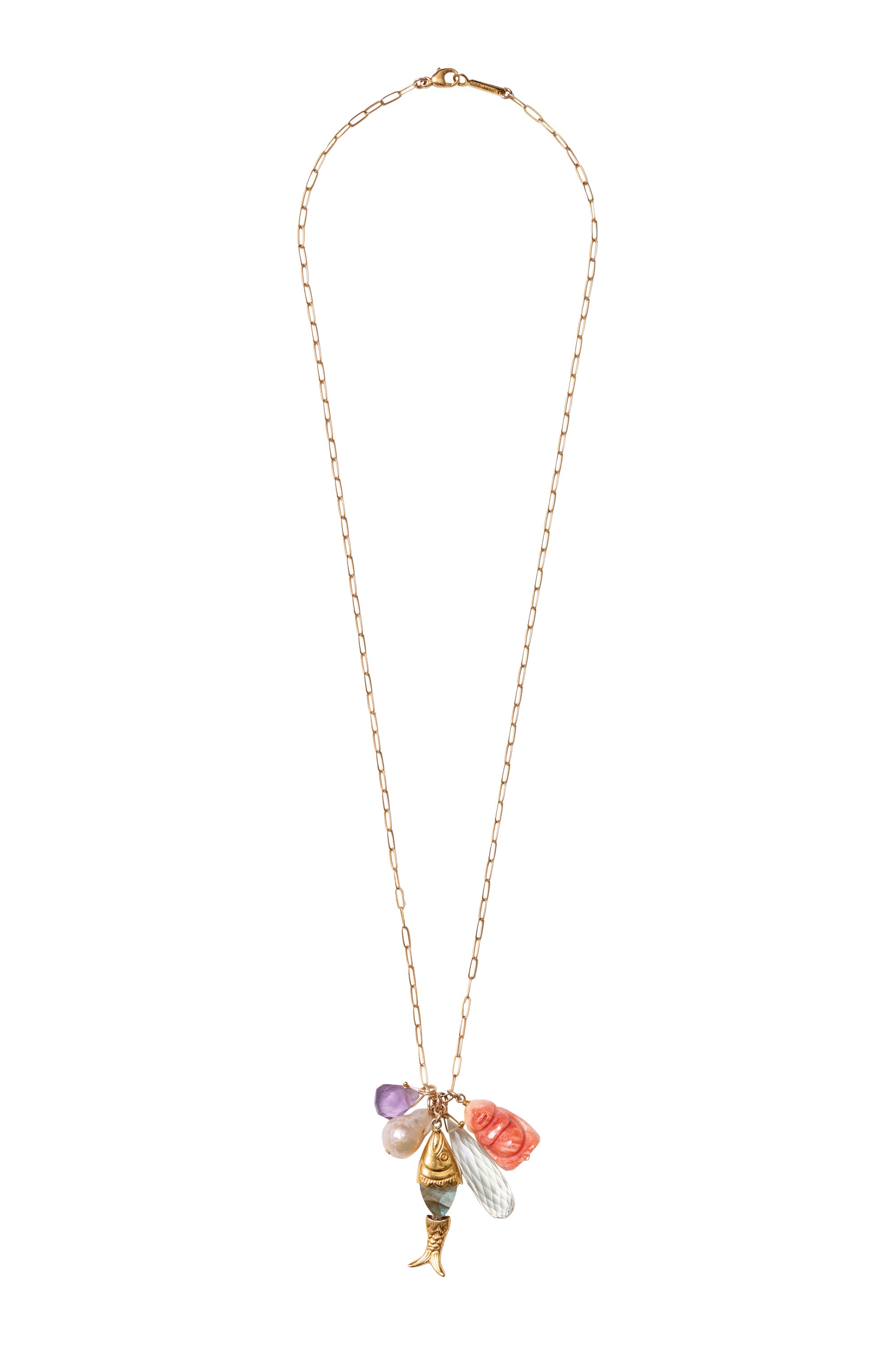 Chan Luu Charm Necklace in Multi