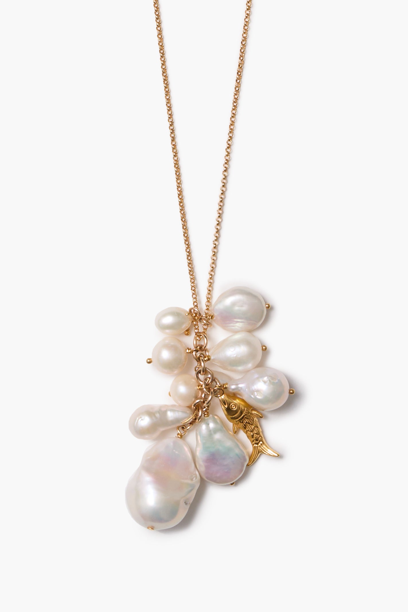 Chan Luu White Pearl Necklace