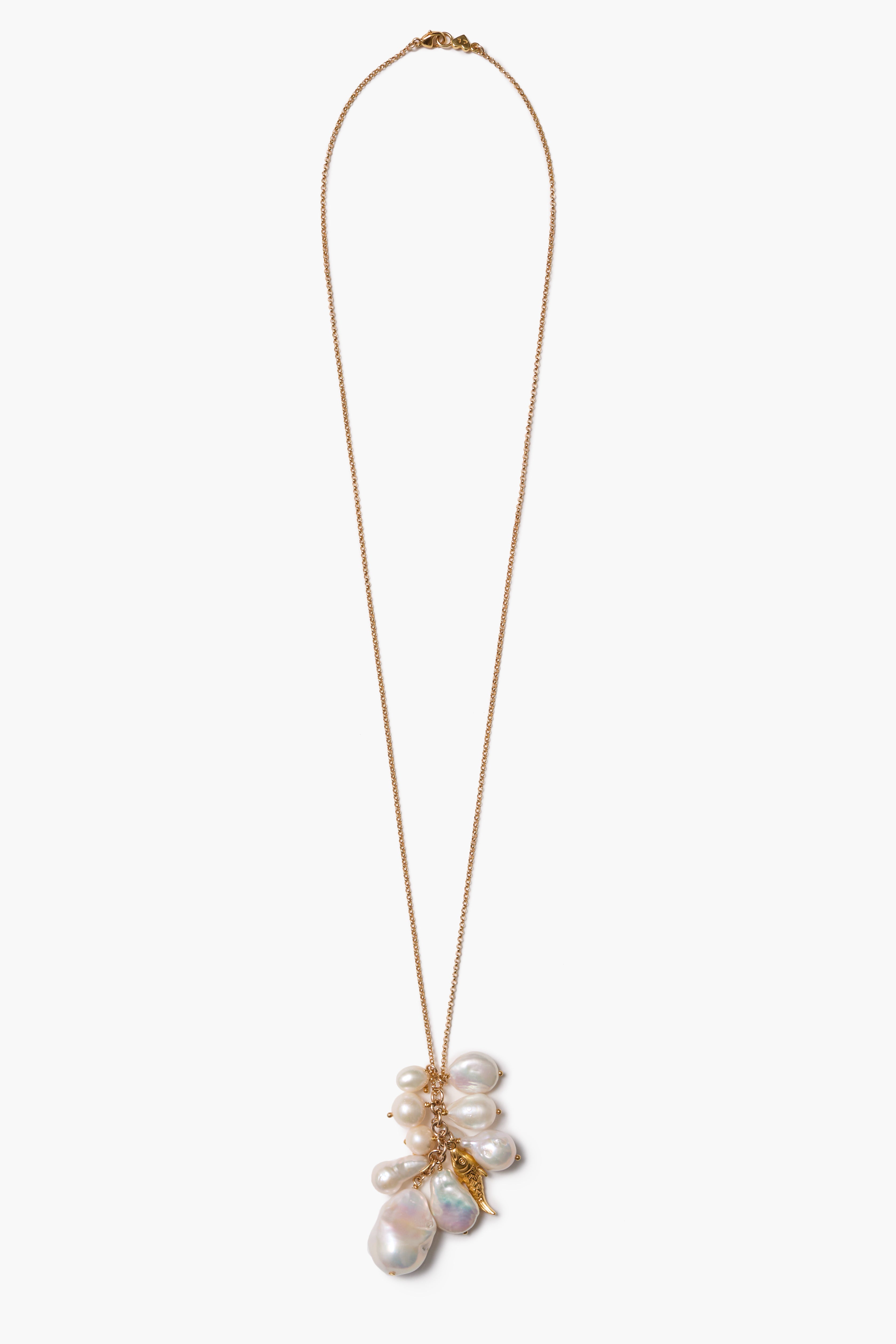 Chan Luu White Pearl Necklace