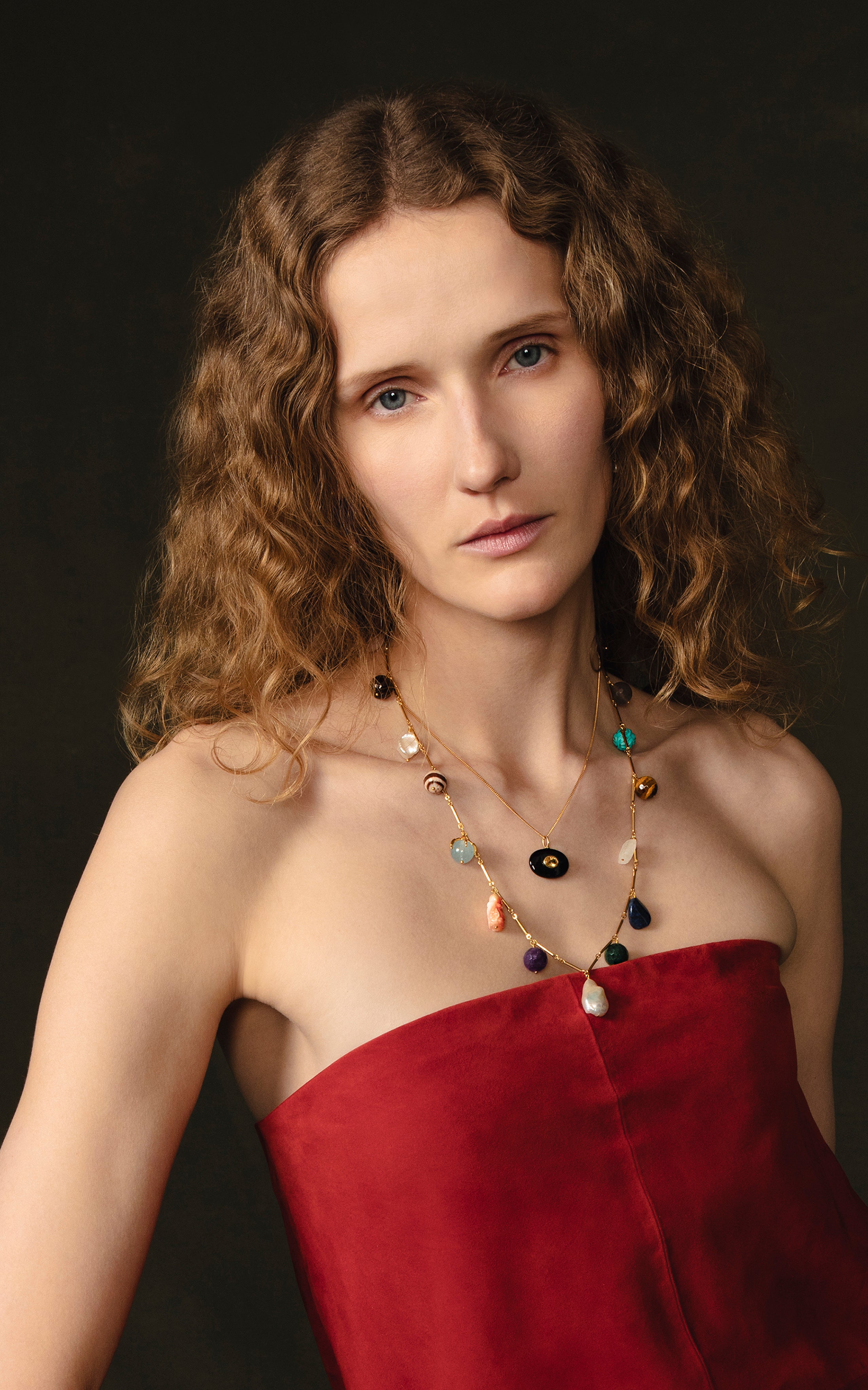 Chan Luu Charm Station Necklace in Multi