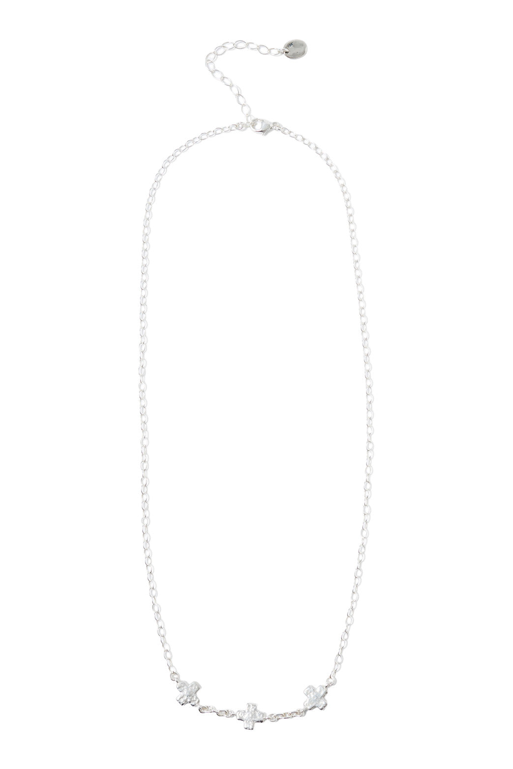 Chan Luu Cross Links Necklace in Silver