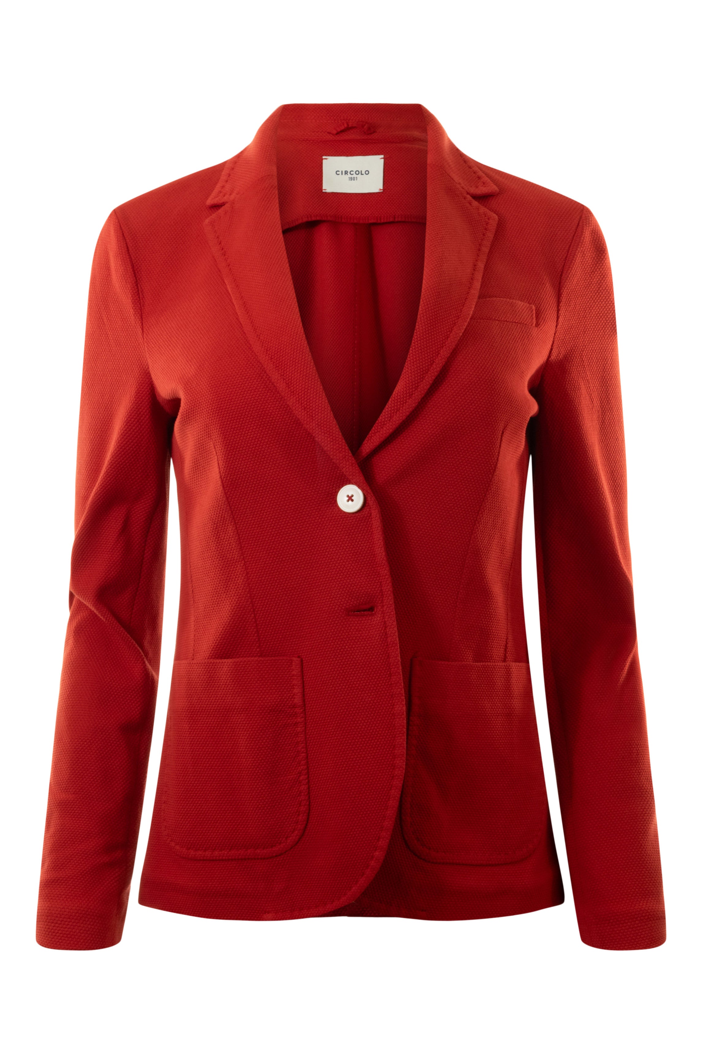 Circolo 1901 Oxford Garment Dyed Slim Blazer