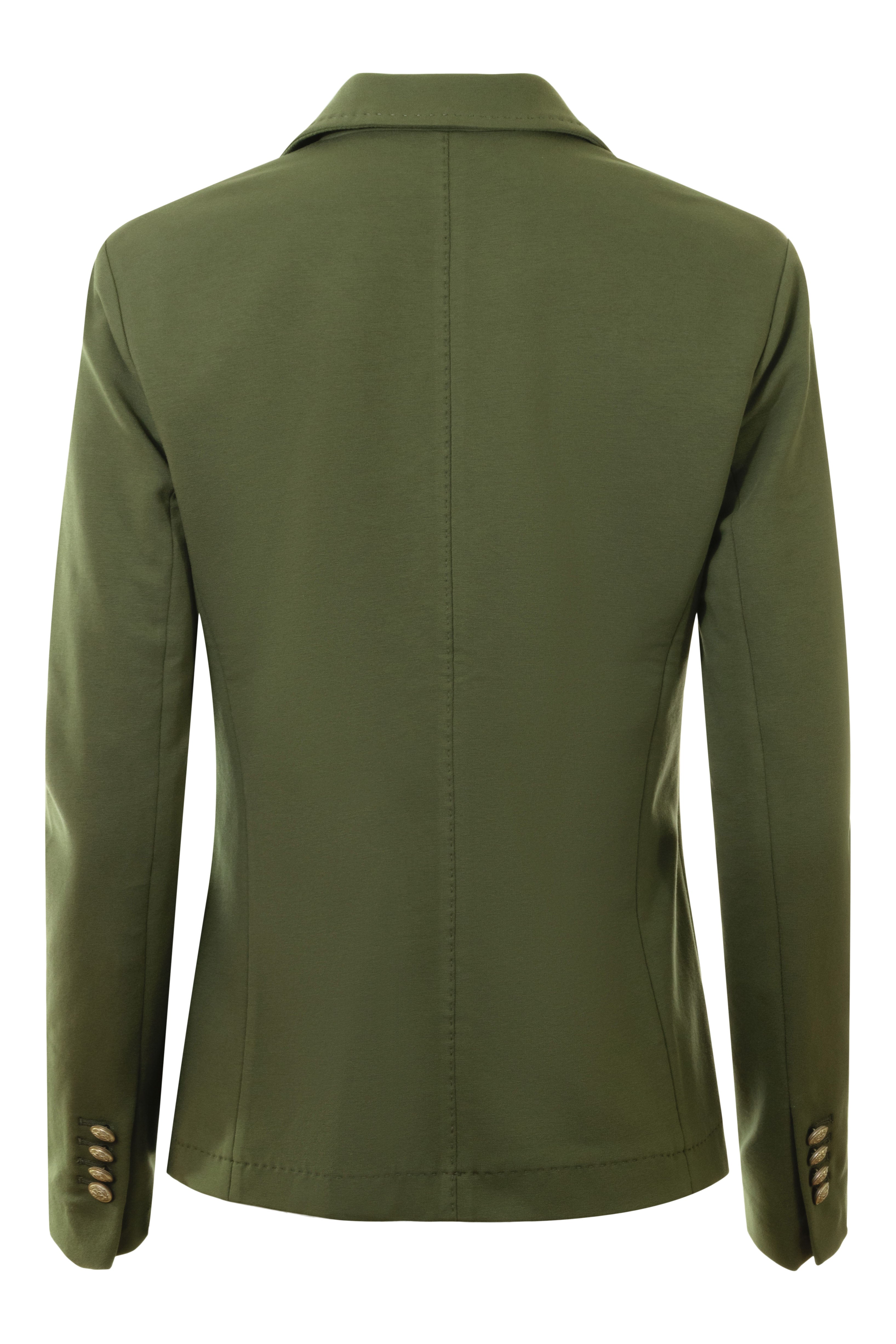 Circolo 1901 Cotton Slim Fit Jacket in Basil