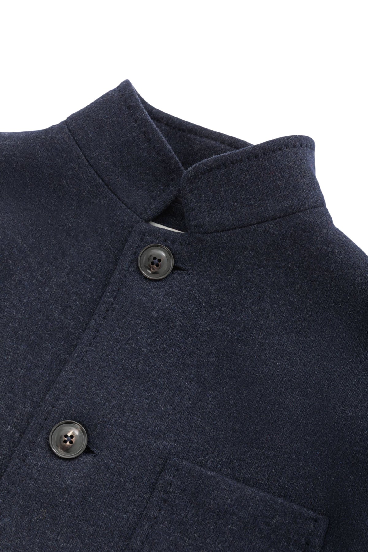 Circolo 1901 Mandarin Cost in Dark Blue - Nero Melange