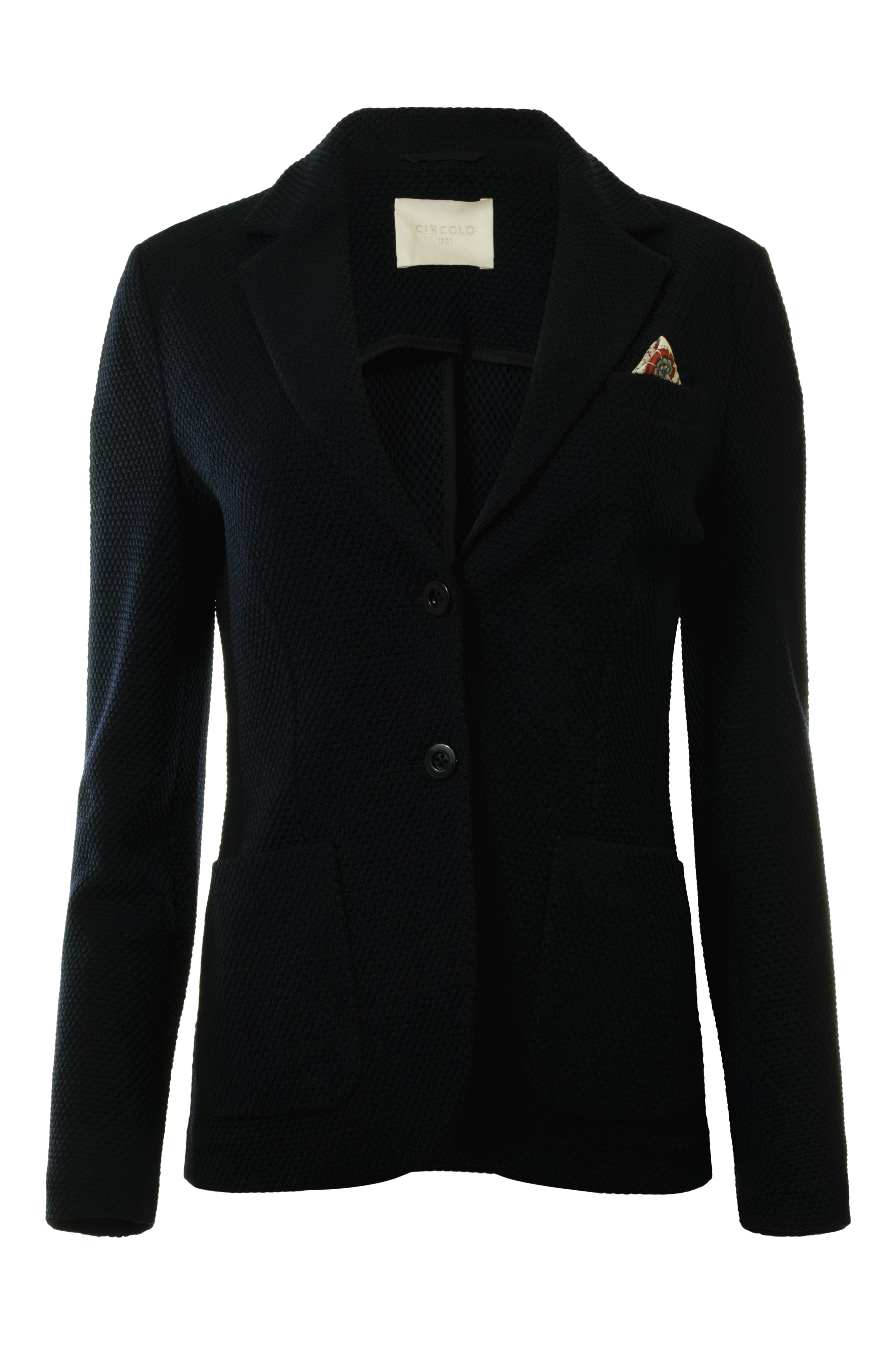 Circolo 1901 Nido D'Ape Honeycomb Slim Fit Jacket