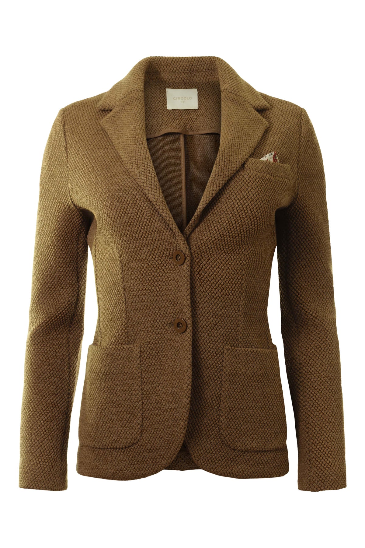 Circolo 1901 Nido D'Ape Honeycomb Slim Fit Jacket