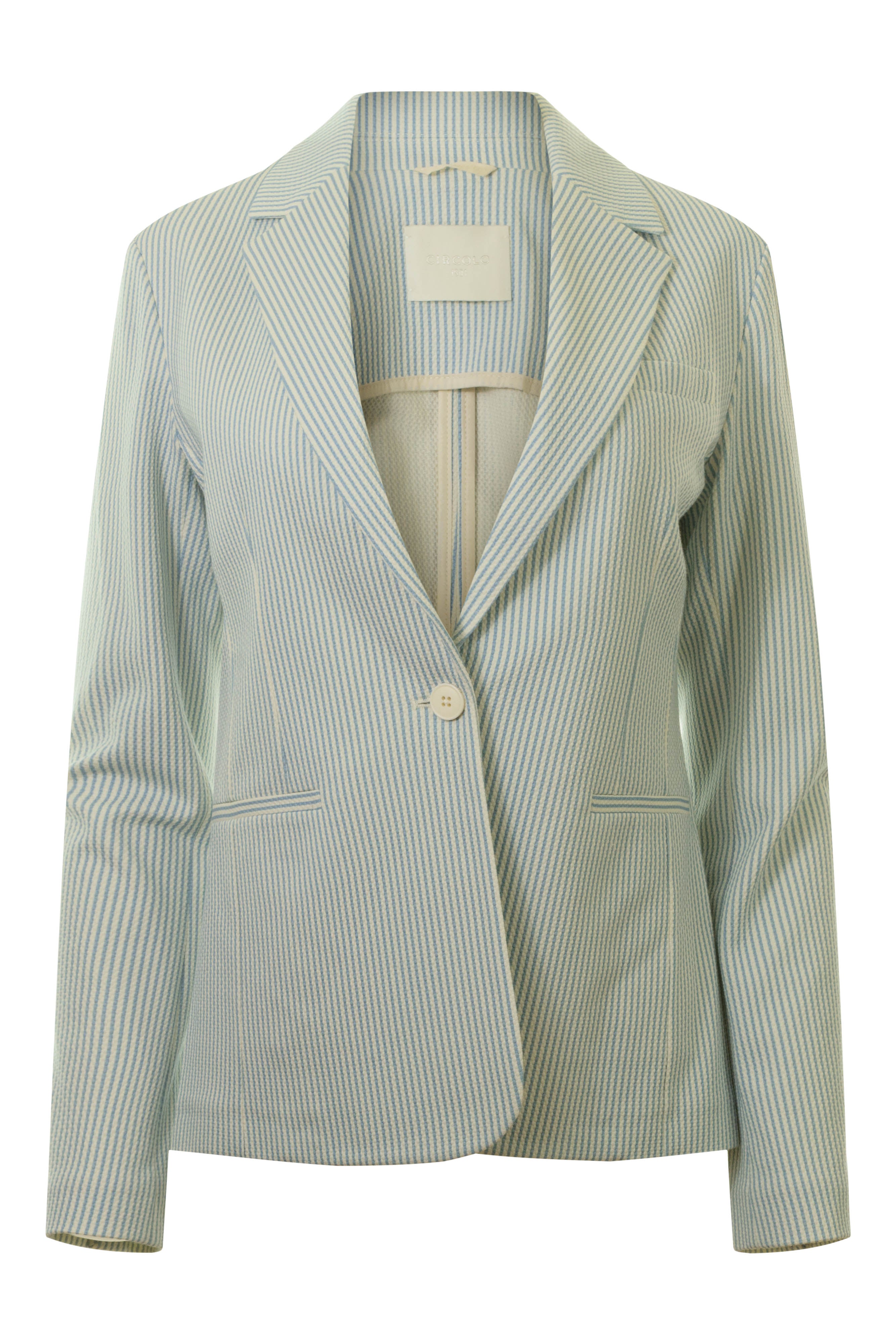 Circolo 1901 Thin Striped Oxford Blazer