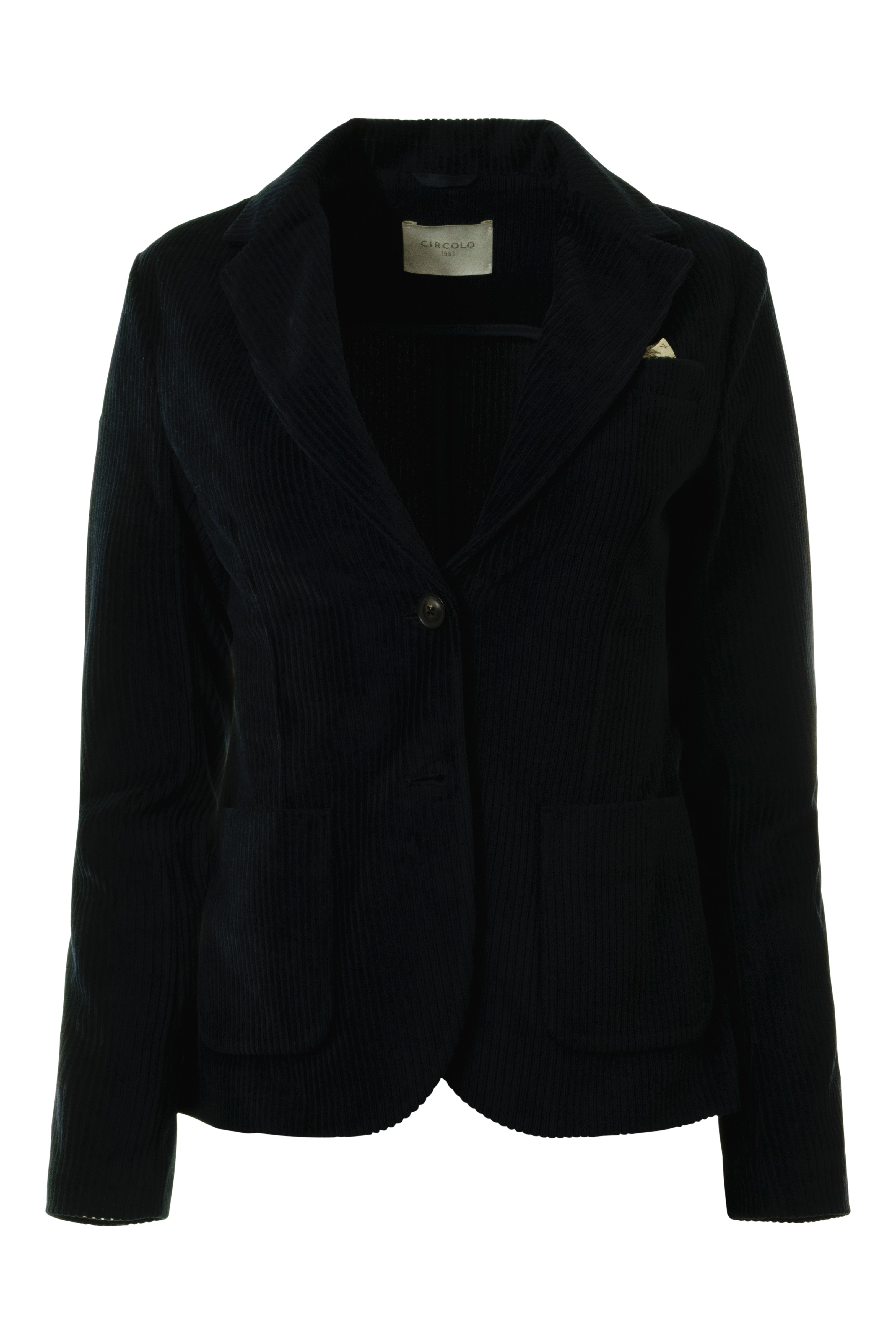 Circolo 1901 Tiny Soft Corduroy Slim Fit Jacket