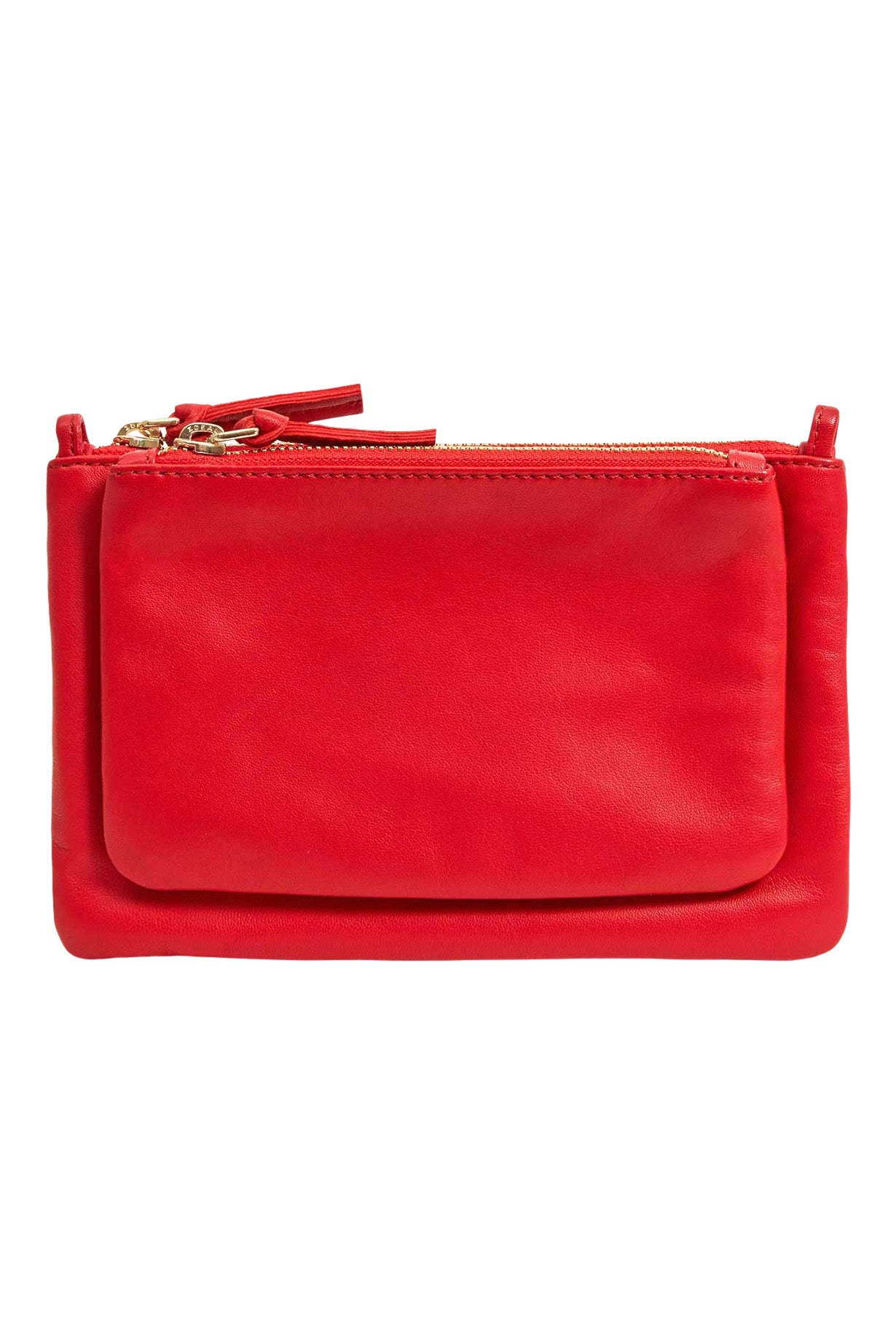 Clare V. Wallet Clutch Plus in Rouge