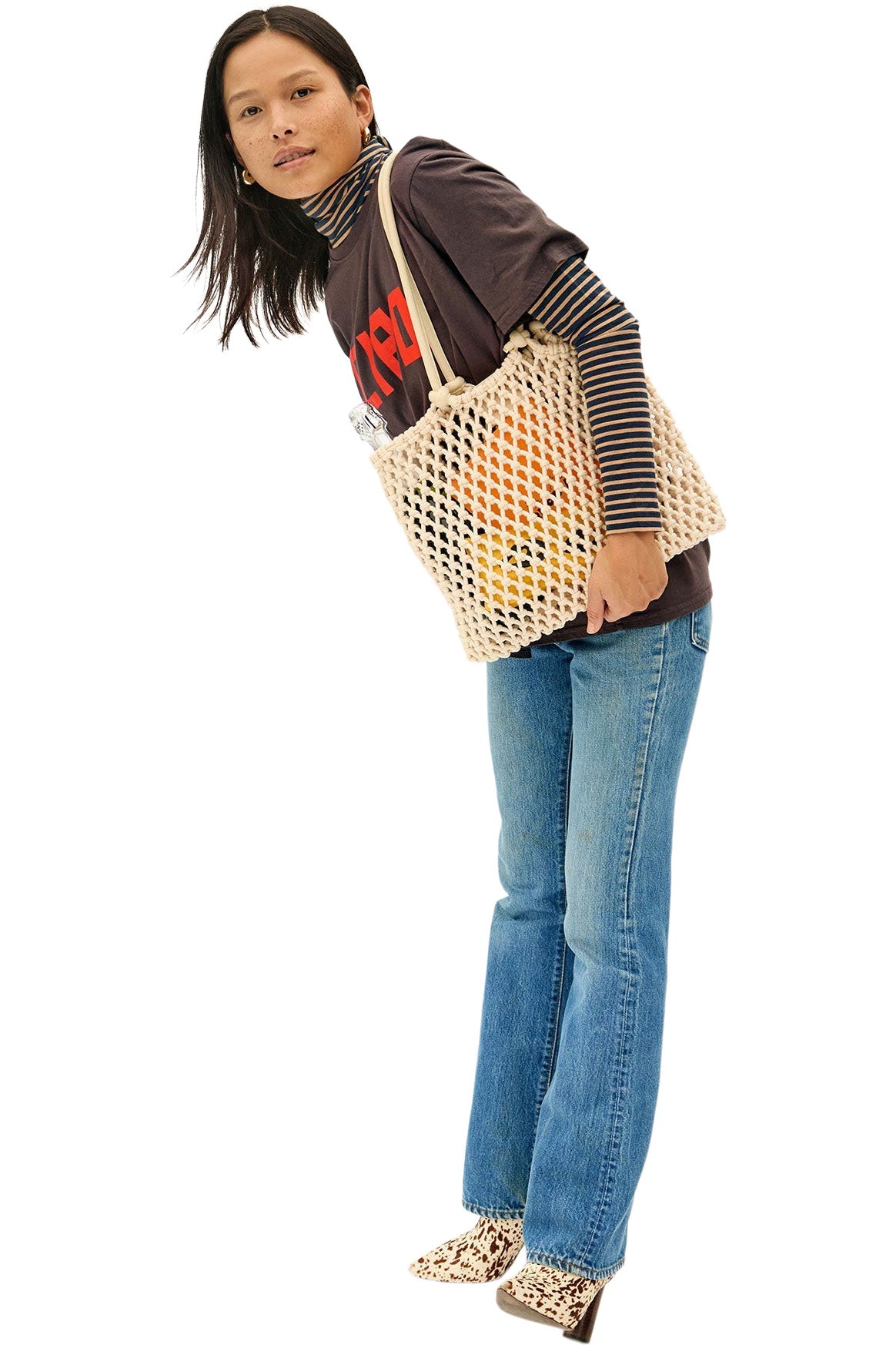 Clare V. Sandy Beach Tote in Natural